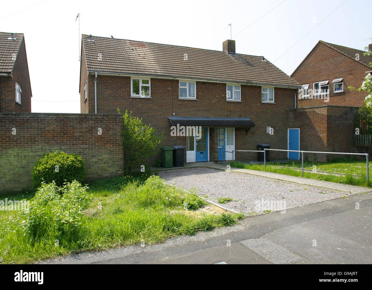Une vue générale de la chambre de Rowlings Road, Winchester, où Anthony ...