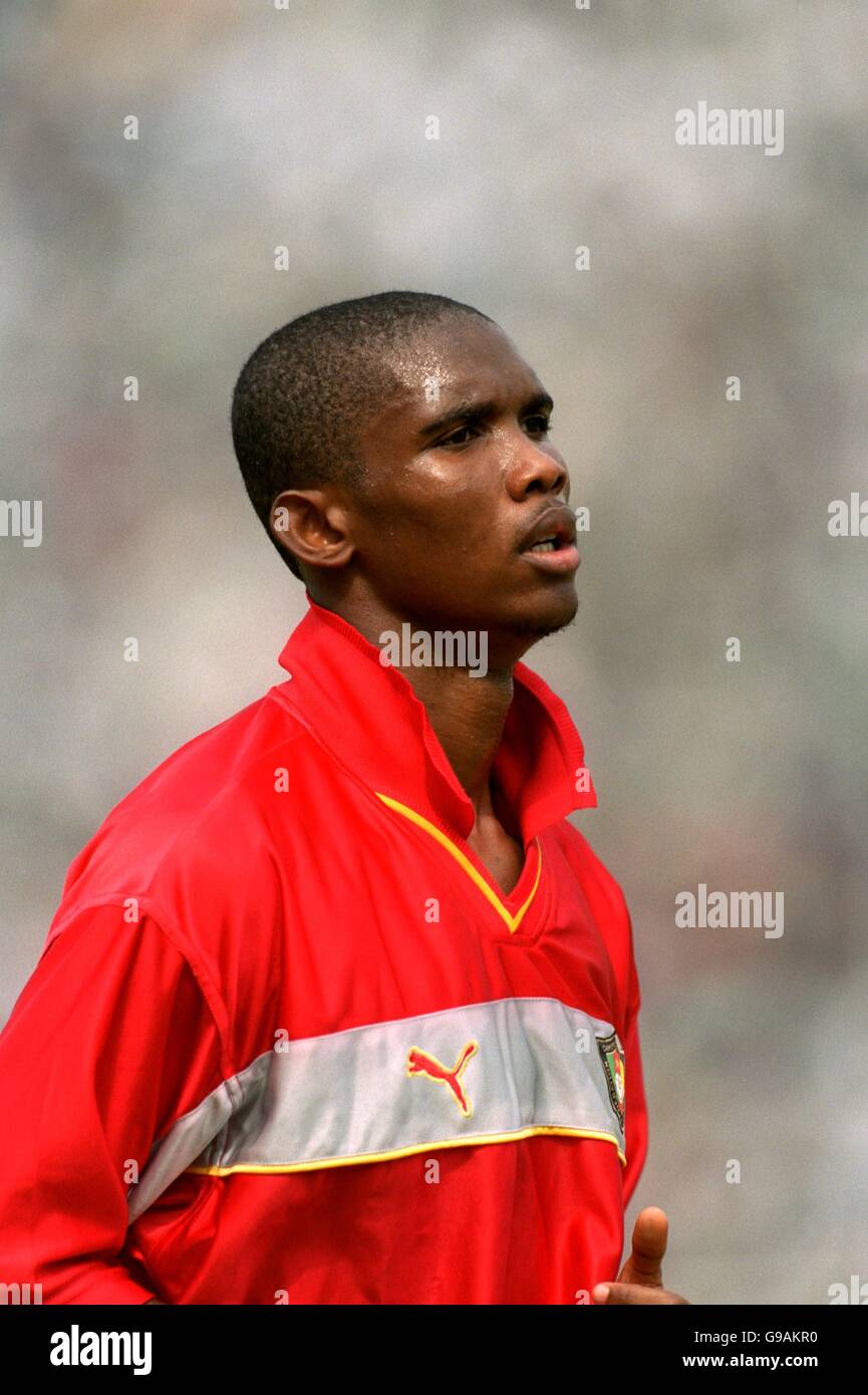 Football - coupe des nations africaines - finale - Nigeria / Cameroun.Samuel ETO'o, Cameroun Banque D'Images