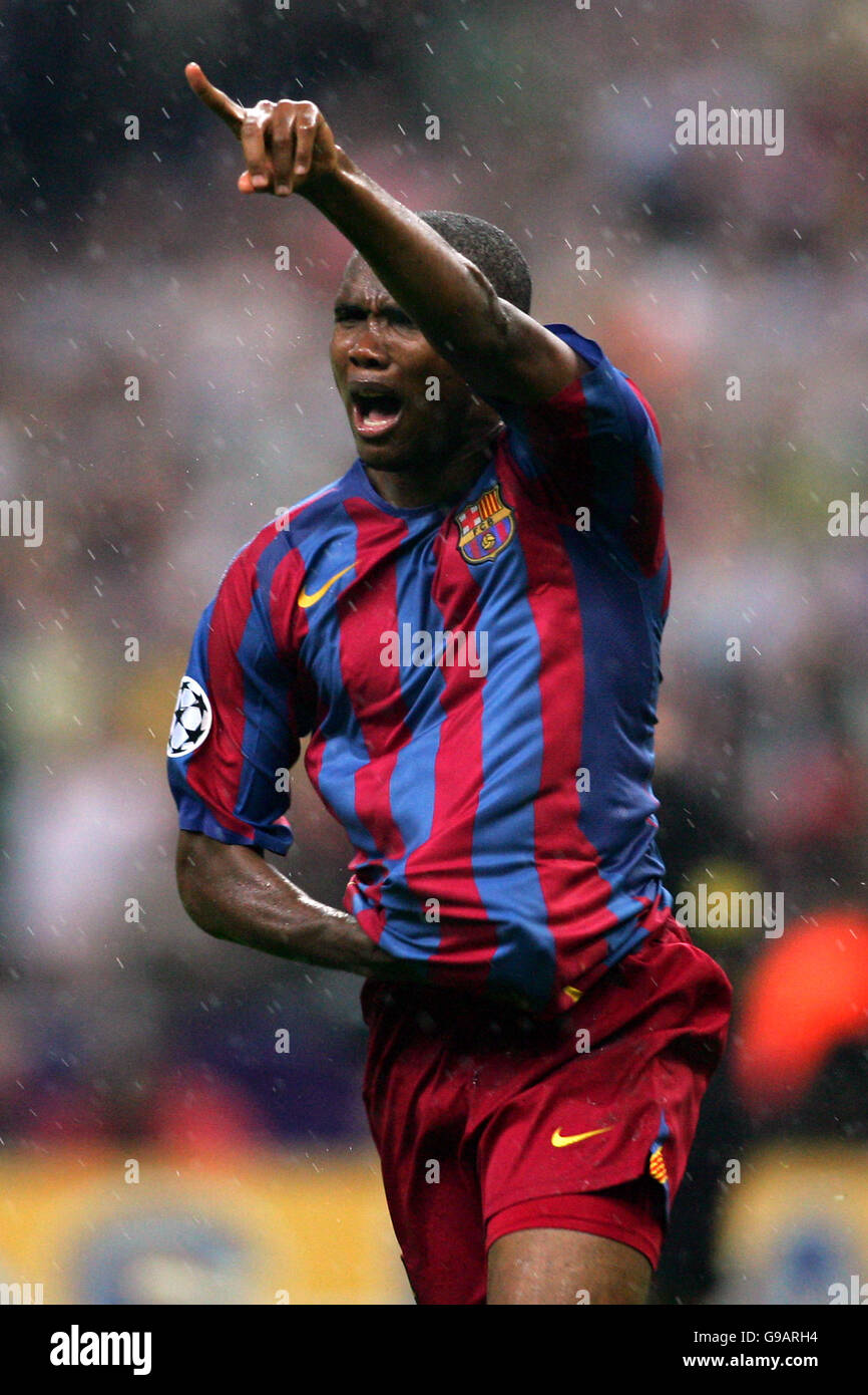 Football - Ligue des Champions - Final - Barcelone v Arsenal - Stade de France Banque D'Images