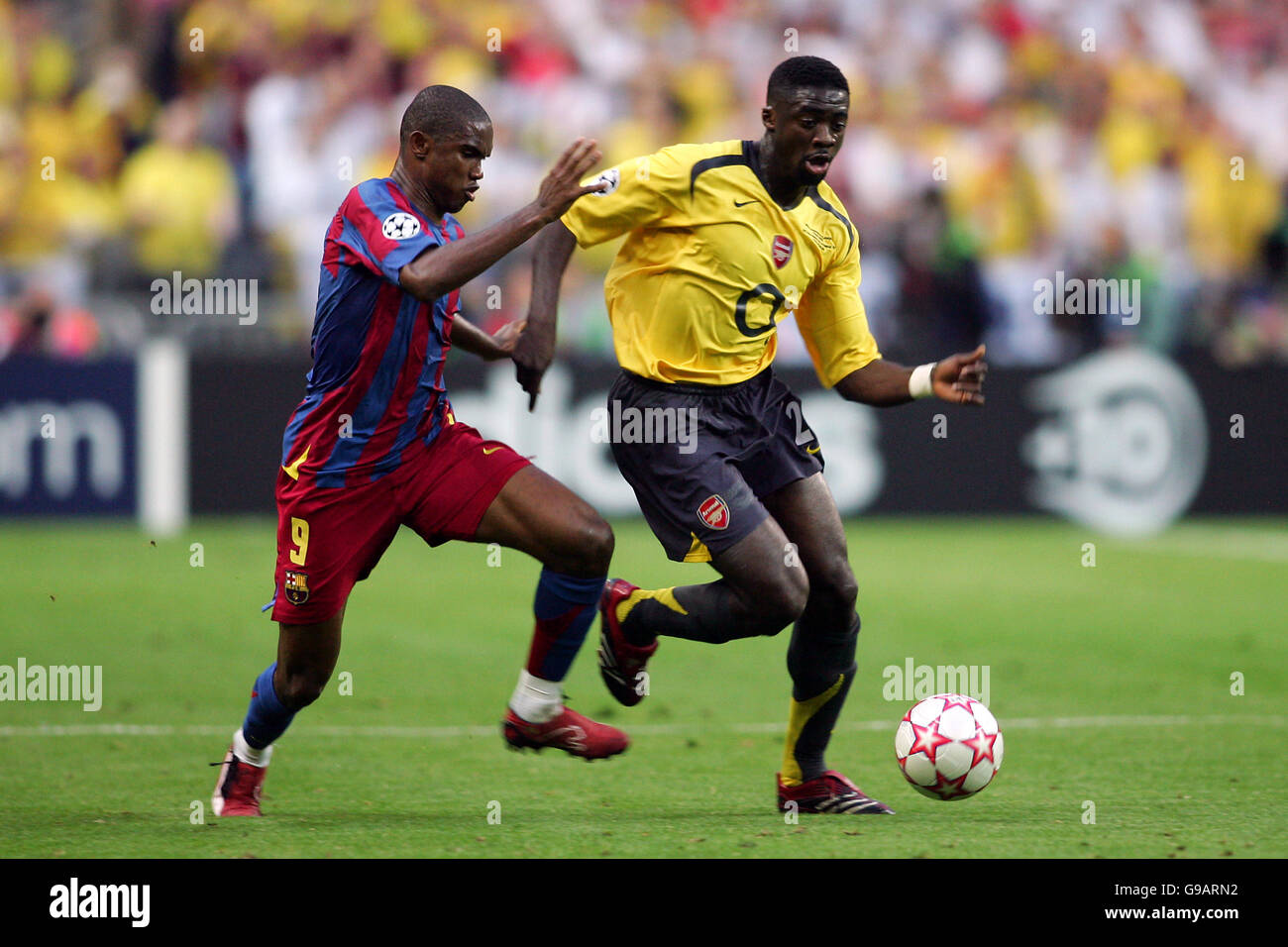 Football - Ligue des Champions - Final - Barcelone v Arsenal - Stade de France Banque D'Images