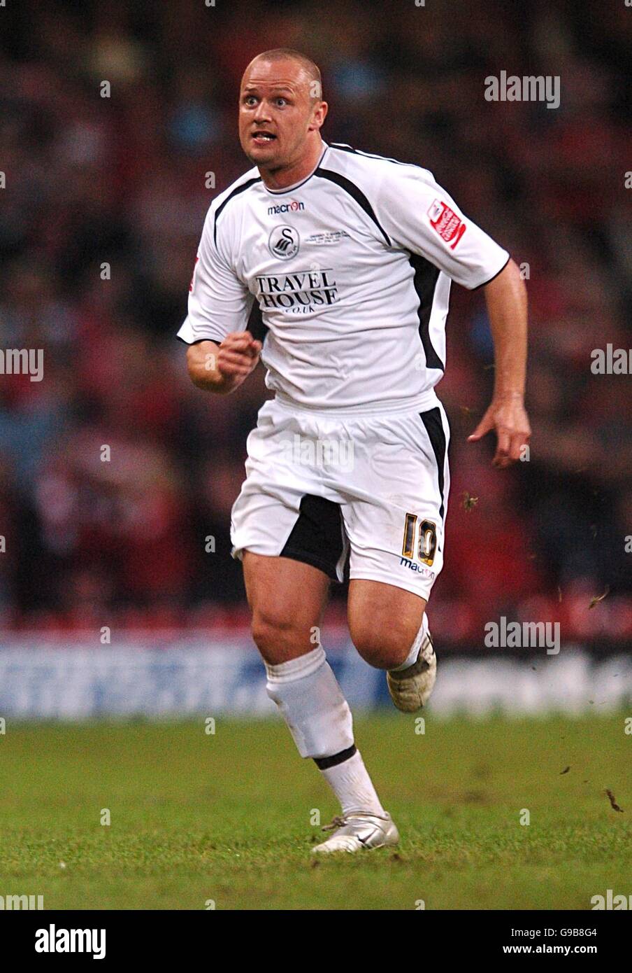 Football - la finale de la ligue Coca-Cola One Play-Off - Swansea City v Barnsley - Millennium Stadium. Lee trundle, Swansea City Banque D'Images