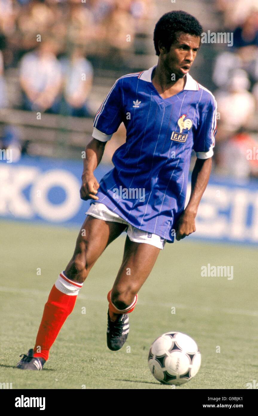 Football - Coupe du Monde 1982 - 2e tour - d'Irlande v France Banque D'Images