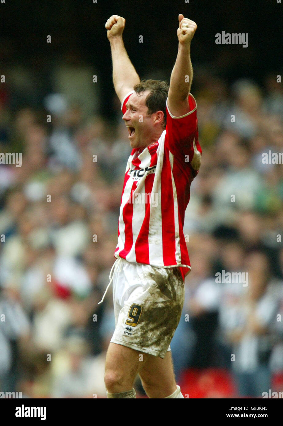 Soccer - Coca-Cola Football League deux - Play Off Final - Grimsby Town v Cheltenham Town - Millennium Stadium Banque D'Images