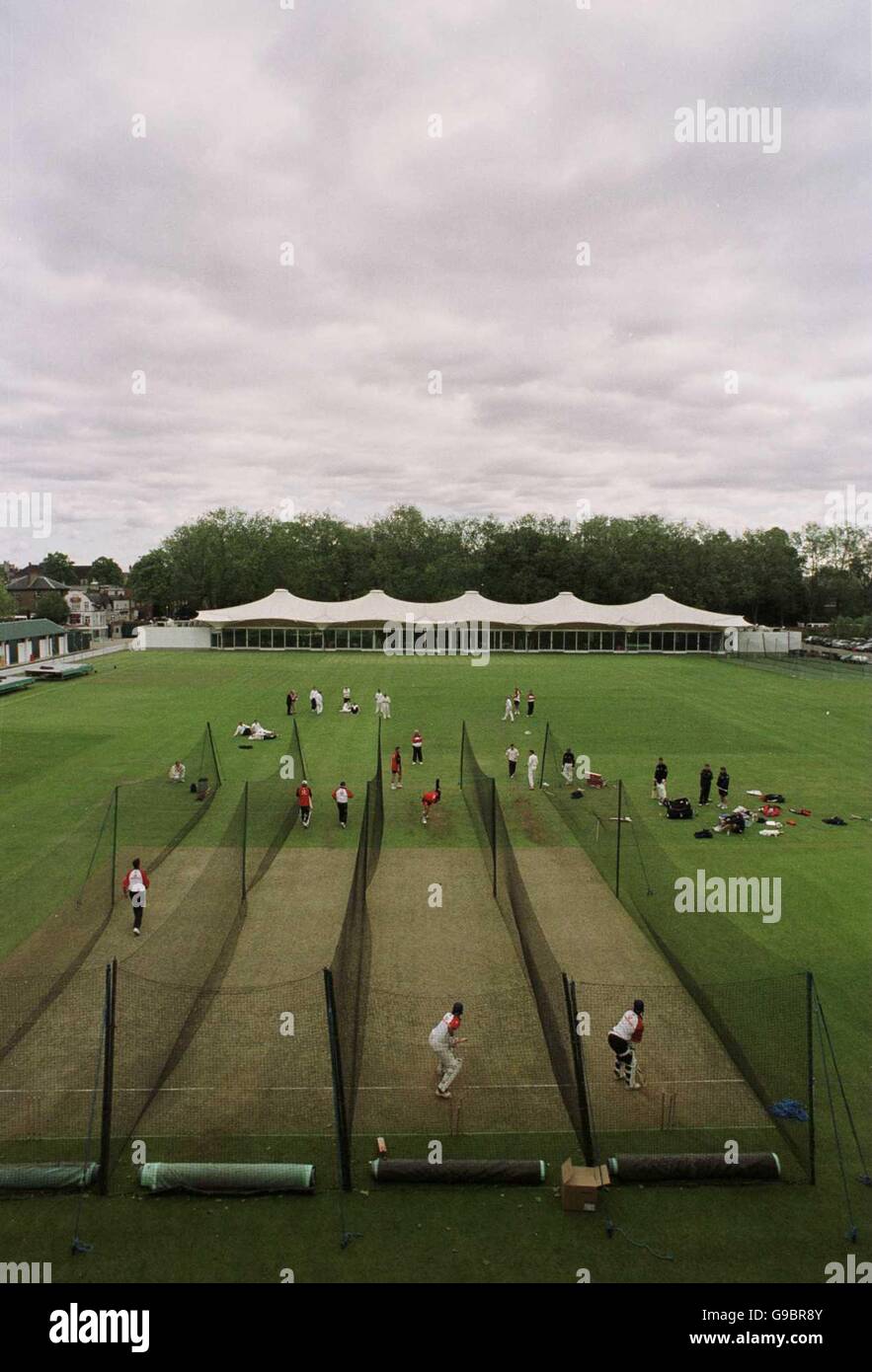 Cricket - Première Assurance Cornhill Test - Angleterre v Zimbabwe - Filets Banque D'Images