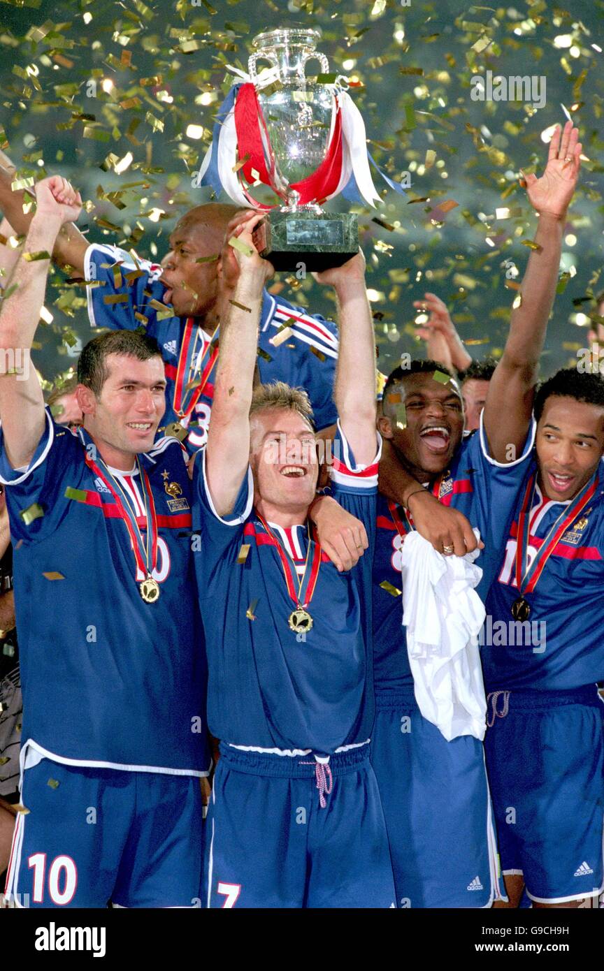 Football euro 2000 finale france v italie Banque de photographies et d