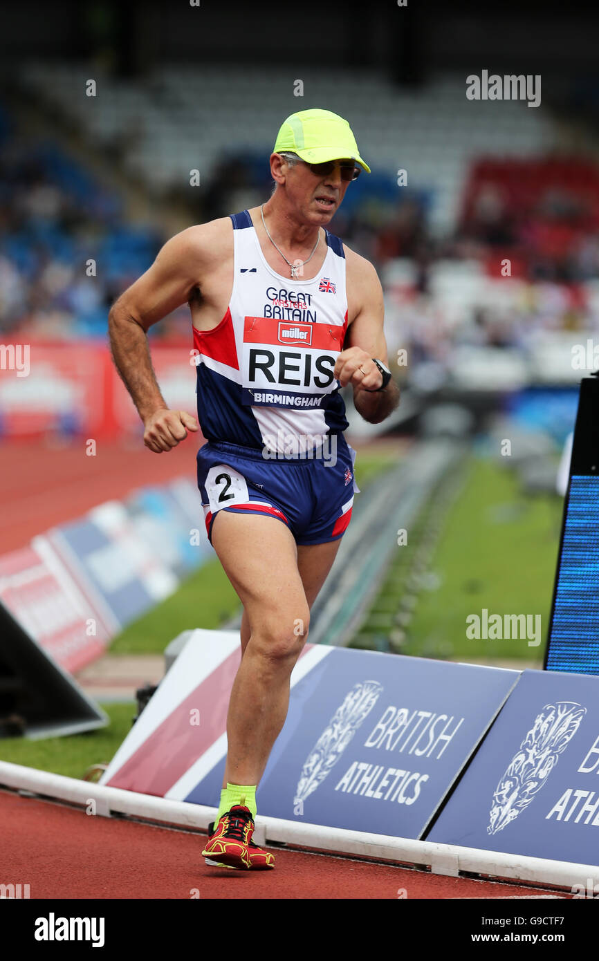 Francisco REIS, les hommes du 5000 m à pied, 2016, Birmingham Championnats britannique Alexander Stadium UK. Banque D'Images