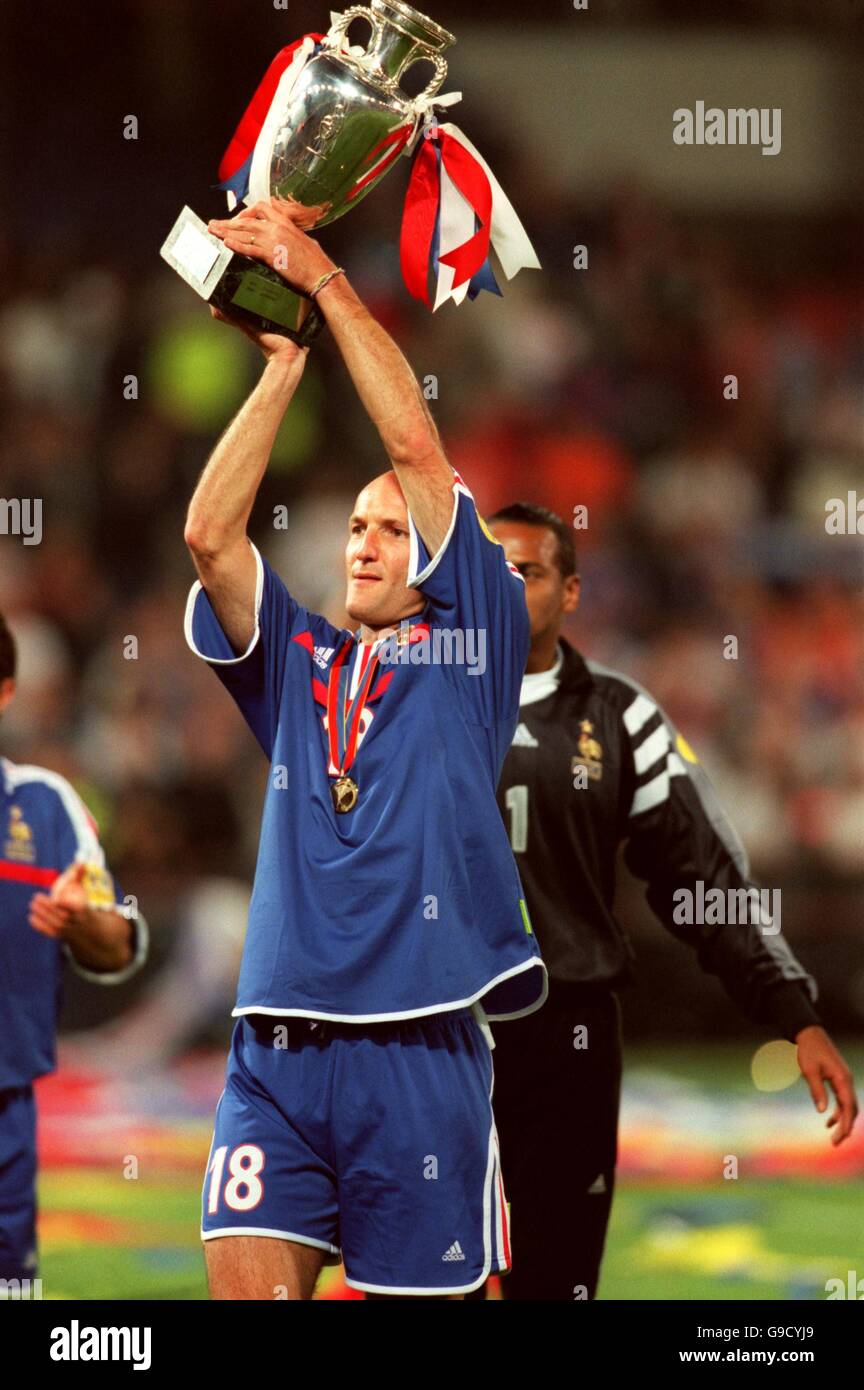 - Football - Euro 2000 - Finale France / Italie Banque D'Images