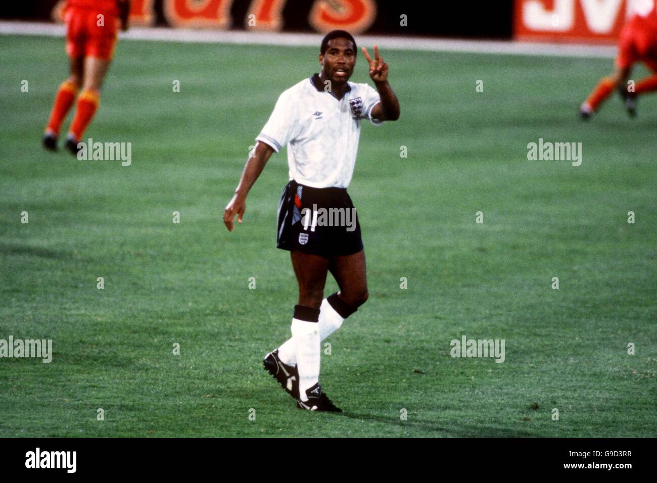 Football - FIFA World Cup Italia 90 - Deuxième tour - France / Belgique - Stadio Renato Dall'Ara, Bologne Banque D'Images