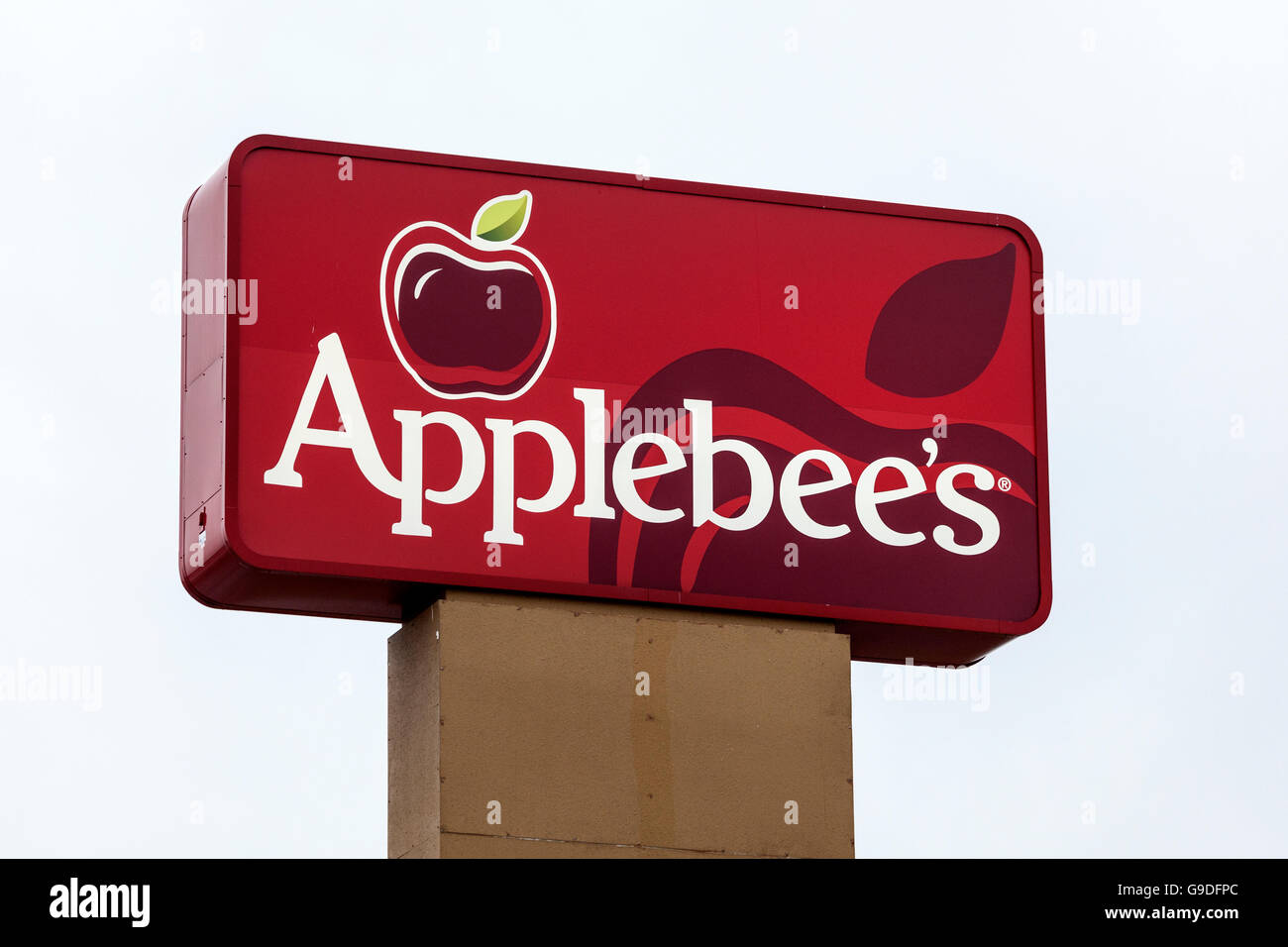 Applebees Restaurant Sign Banque D'Images