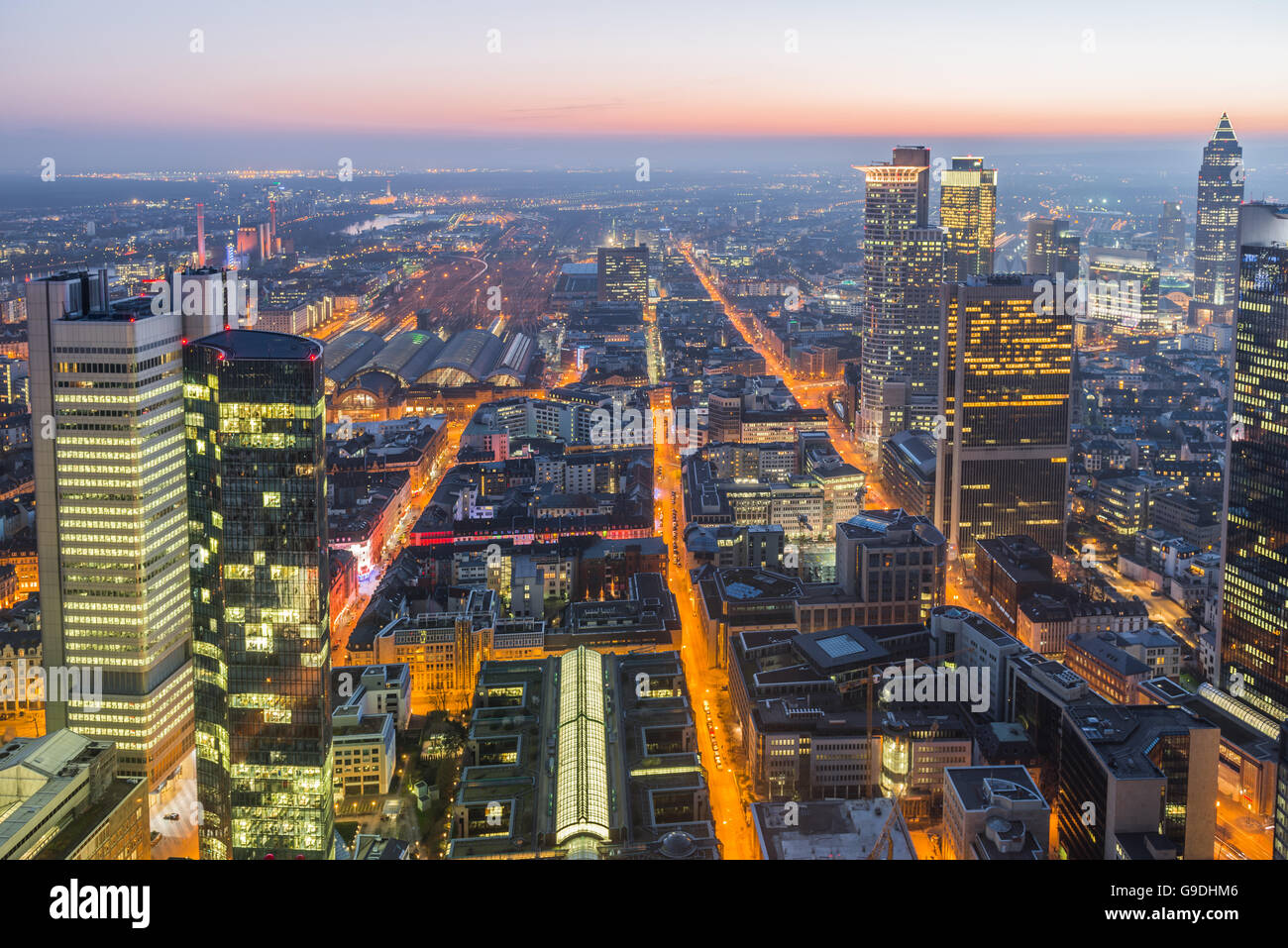 Francfort, Allemagne Banque D'Images