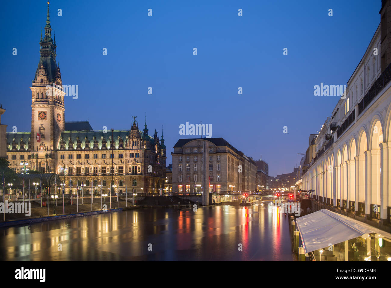 Mairie de Hambourg, Allemagne Banque D'Images