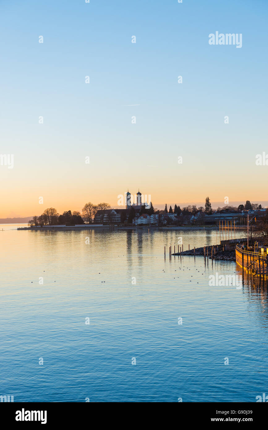 Le Lac de Constance, Friedrichshafen, Allemagne Banque D'Images