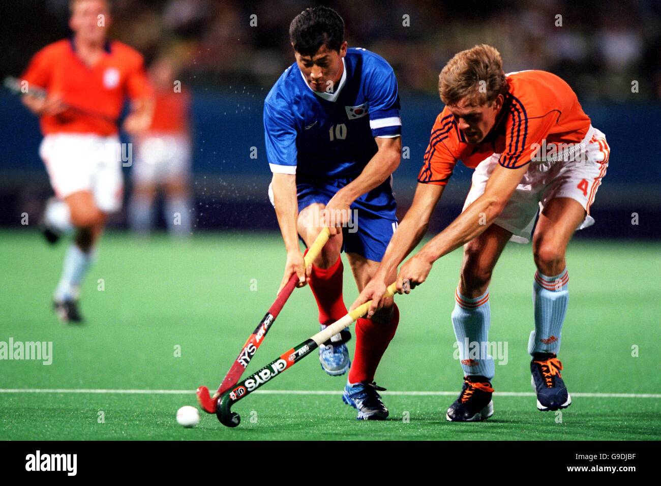 Jeux Olympiques de 2000 à Sydney - Men's Hockey Final - Corée v Holland Banque D'Images
