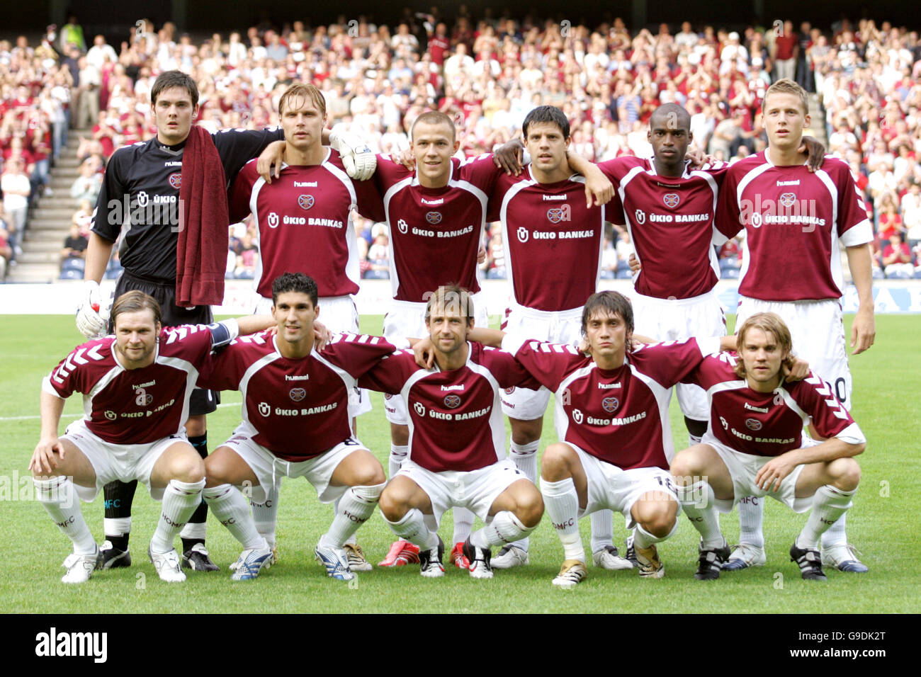 Football - Ligue des Champions 2e tour de qualification- Coeur de Midlothian v NK Siroki Brijeg- stade Murrayfield Soccer - UEF... Banque D'Images