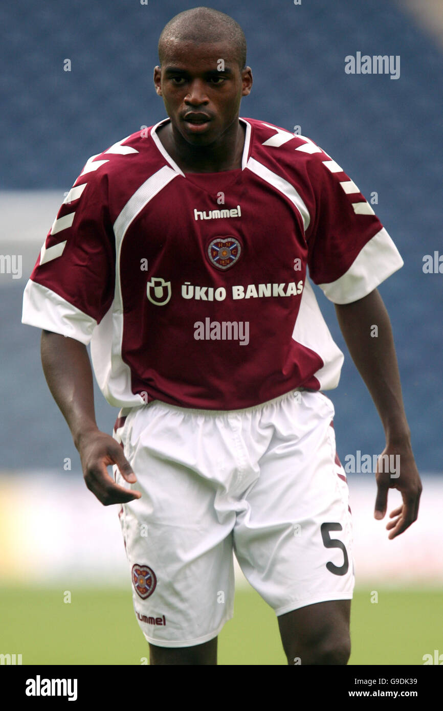 Football - Ligue des Champions 2e tour de qualification- Coeur de Midlothian v NK Siroki Brijeg- stade Murrayfield Soccer - UEF... Banque D'Images