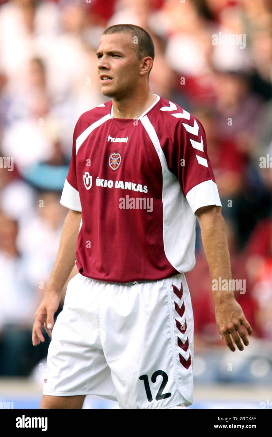 Football - Ligue des Champions 2e tour de qualification- Coeur de Midlothian v NK Siroki Brijeg- stade Murrayfield Soccer - UEF... Banque D'Images