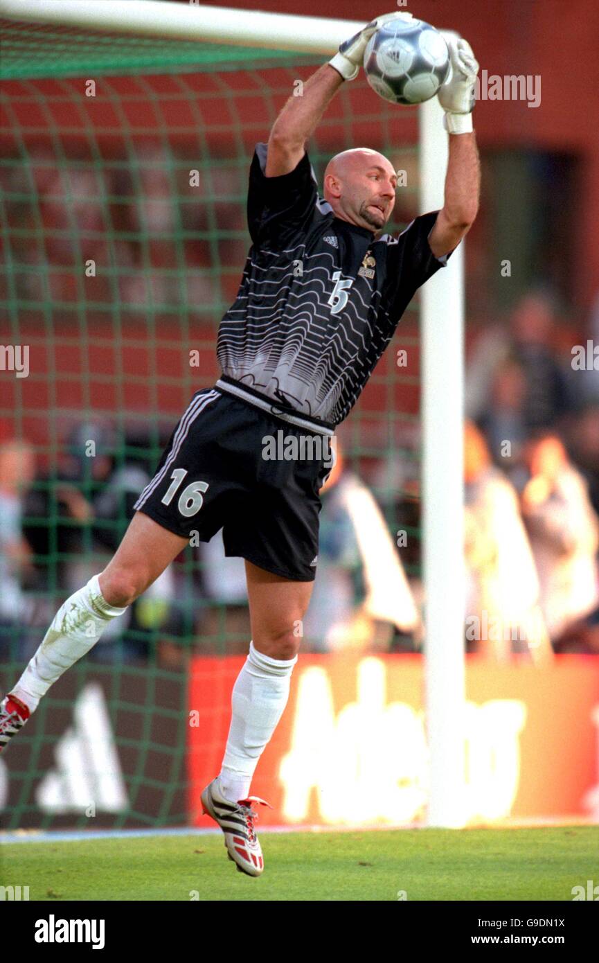 Maillot Gardien France 2002-2004 Barthez N°16 - Adidas Taille S - État Moyen