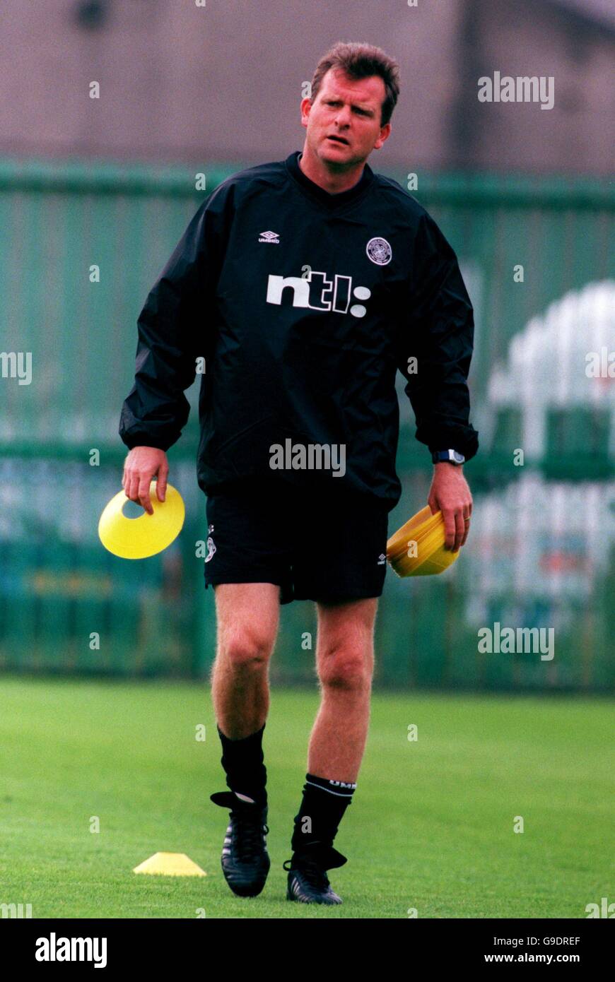 Scottish Soccer - Bank of Scotland Premier League - Celtic Training. Steve Walford, directeur adjoint de Celtic Banque D'Images