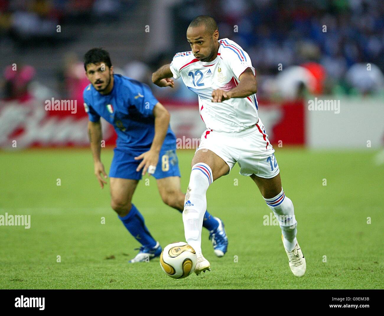 Football - Coupe du Monde de la FIFA 2006 - Final - Italie/France - Olympiastadion - Berlin Banque D'Images