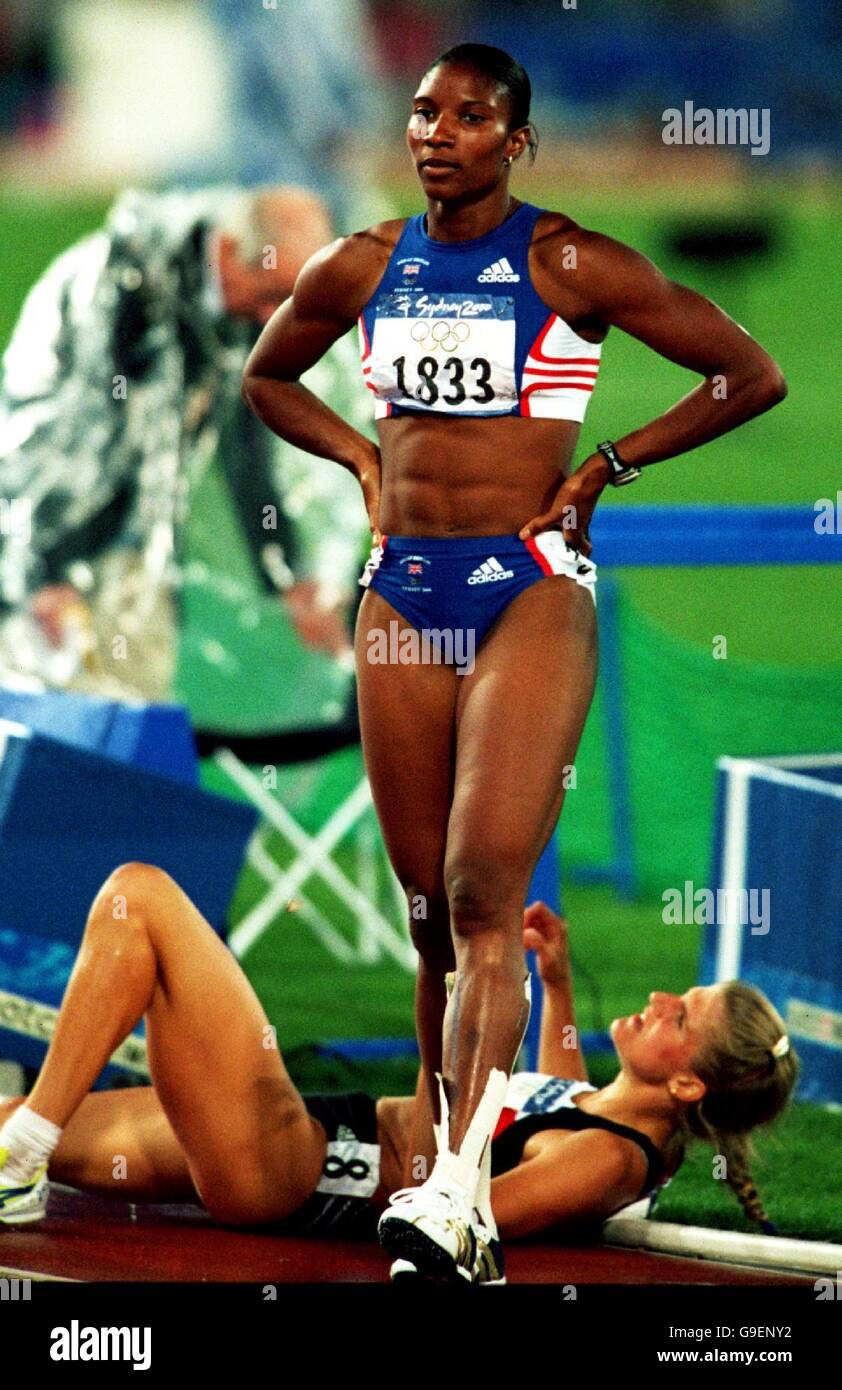 Jeux Olympiques Sydney 2000 - Athlétisme - Heptathlon femmes Banque D'Images