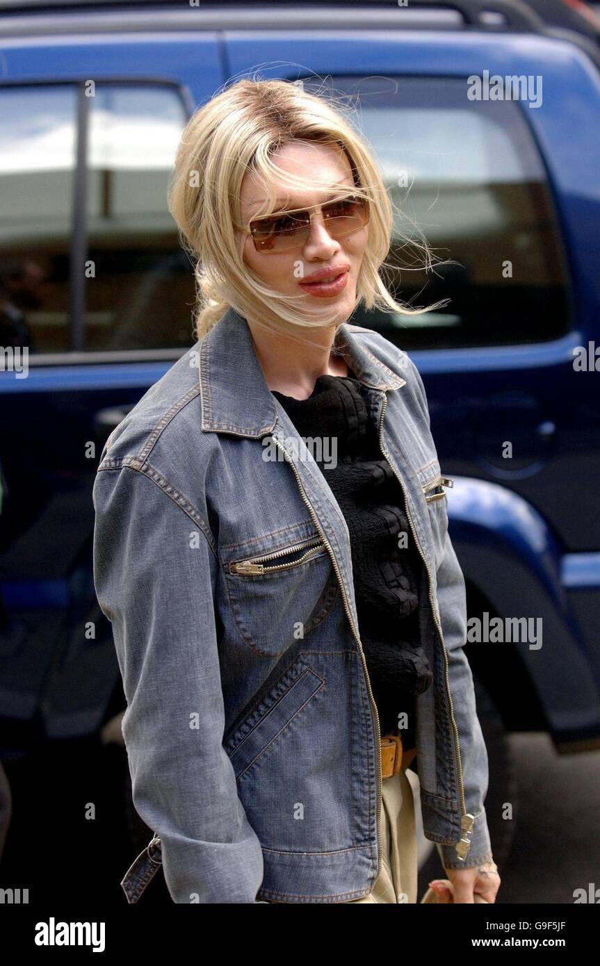 Pete Burns apparaît à Southwark Crown Court Banque D'Images