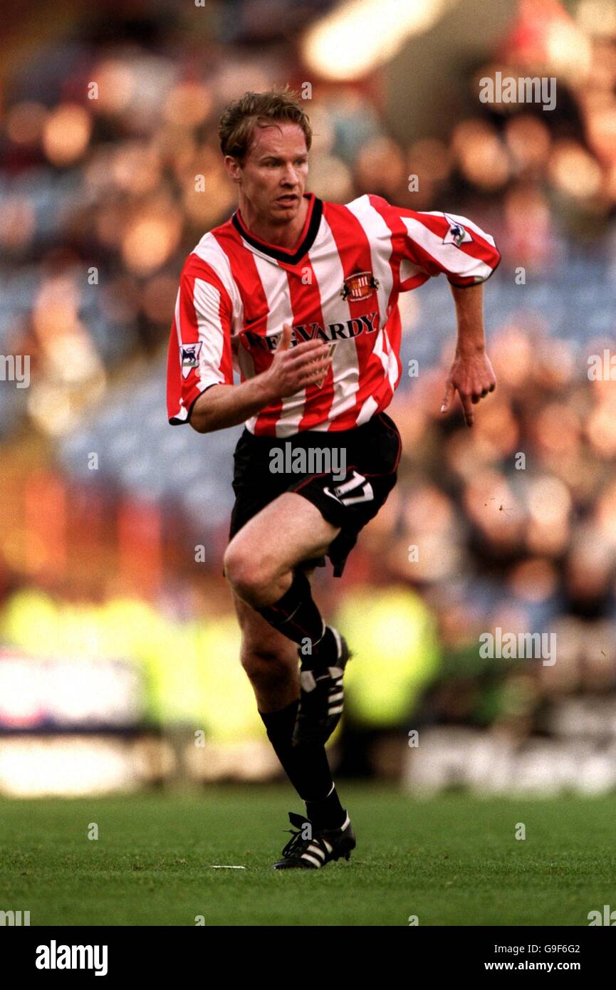 Football - FA Carling Premiership - Aston Villa / Sunderland. Jody Craddock de Sunderland Banque D'Images