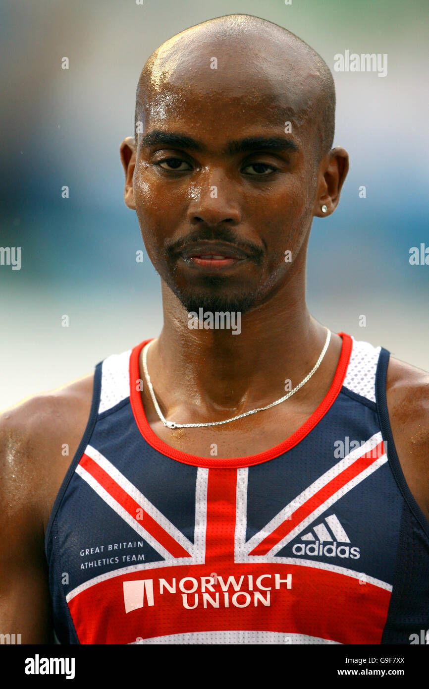 Athlétisme - Championnats d'athlétisme européens 2006 - Stade Ullevi.Mohamed Farah, Grande-Bretagne Banque D'Images