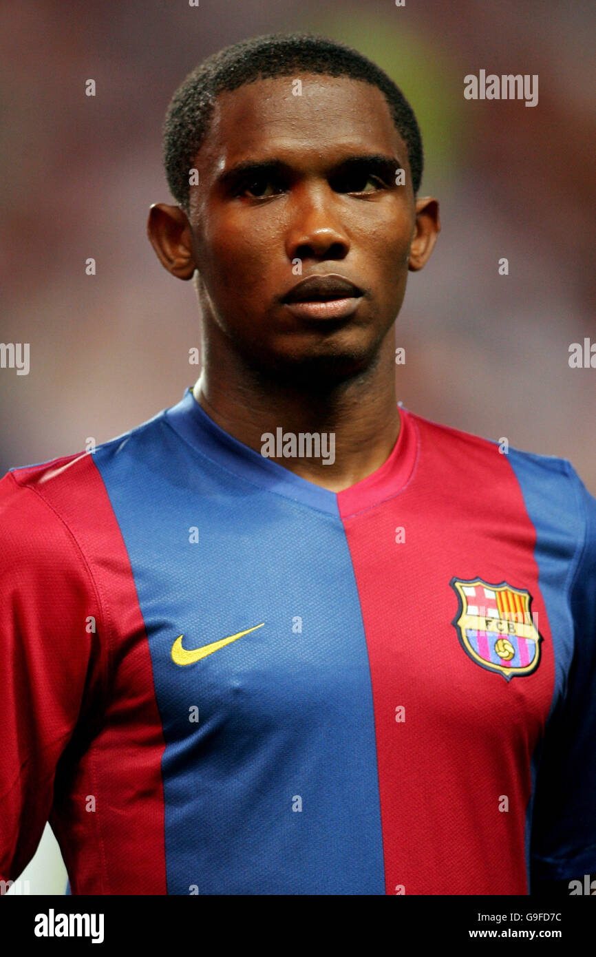 Soccer - Super Coupe de l'UEFA - Barcelone v Séville - Stade Louis II Banque D'Images