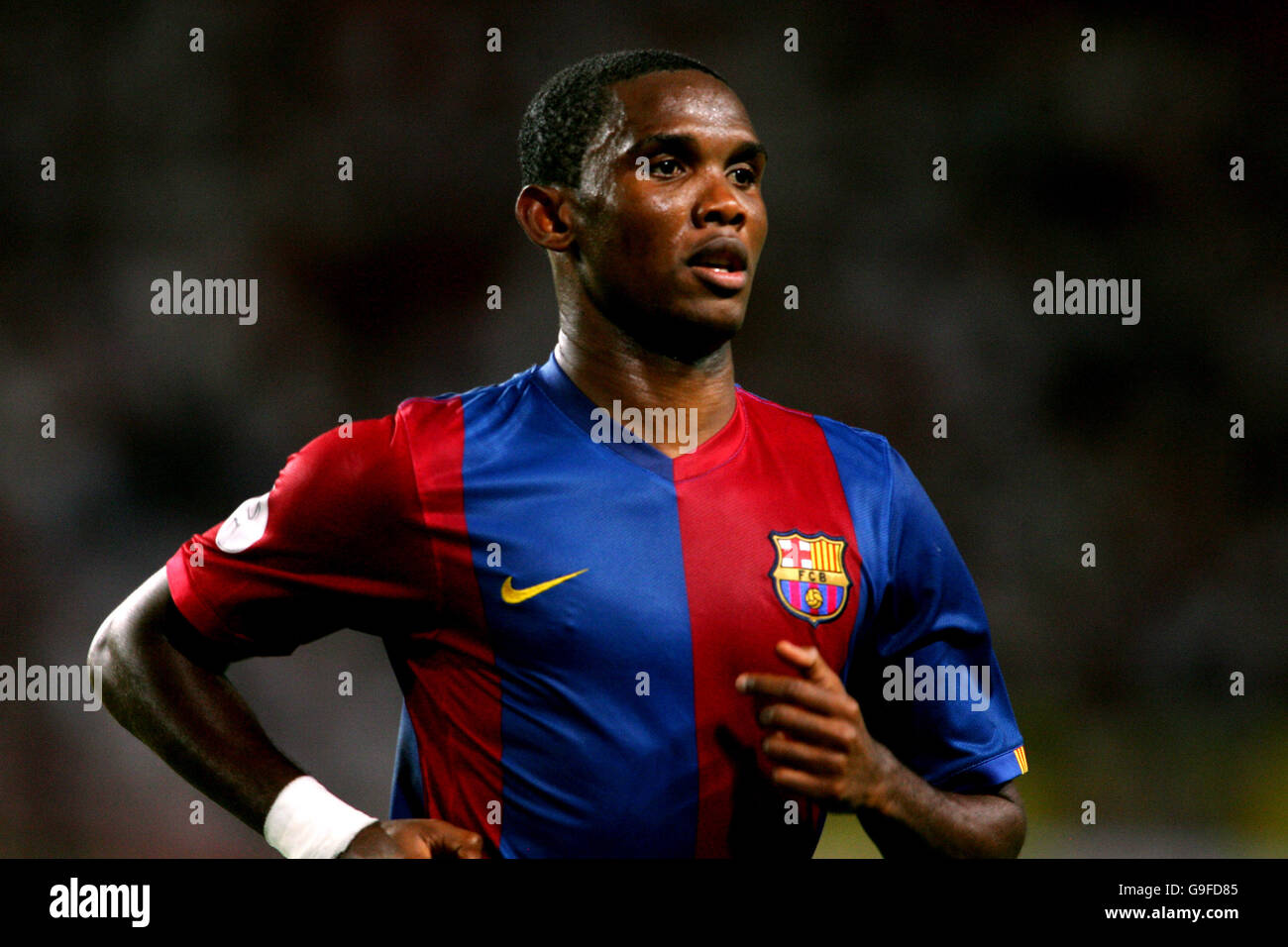 Soccer - Super Coupe de l'UEFA - Barcelone v Séville - Stade Louis II Banque D'Images