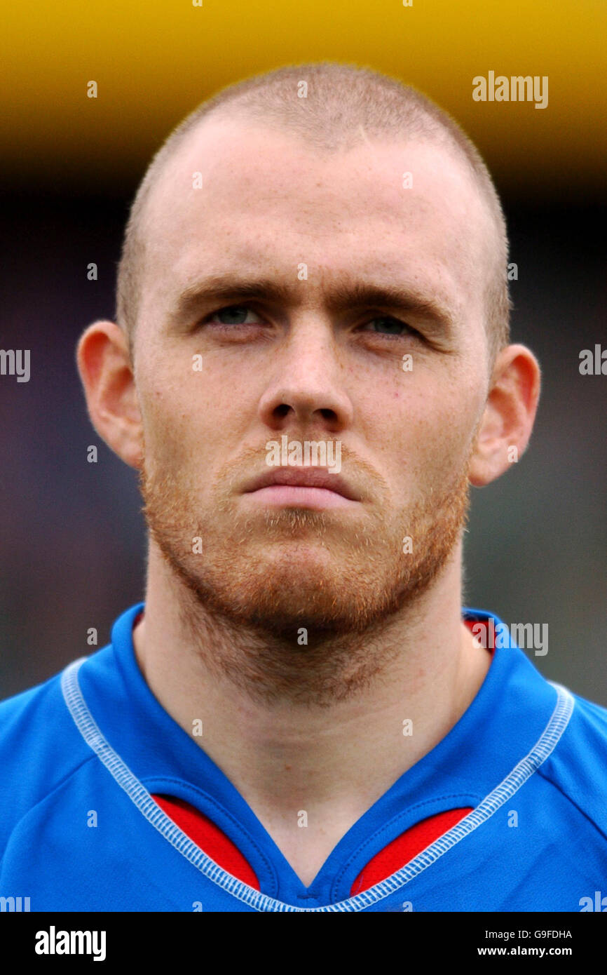 Soccer - Championnat d'Europe UEFA 2008 Qualifications - Groupe F - Irlande du Nord v Islande - Windsor Park Banque D'Images