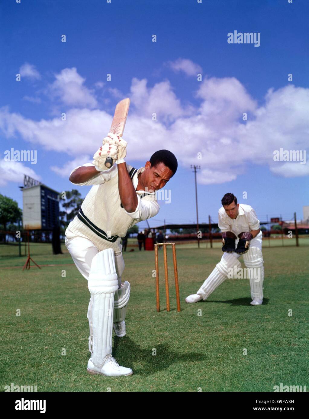 Cricket - Gary Sobers Banque D'Images