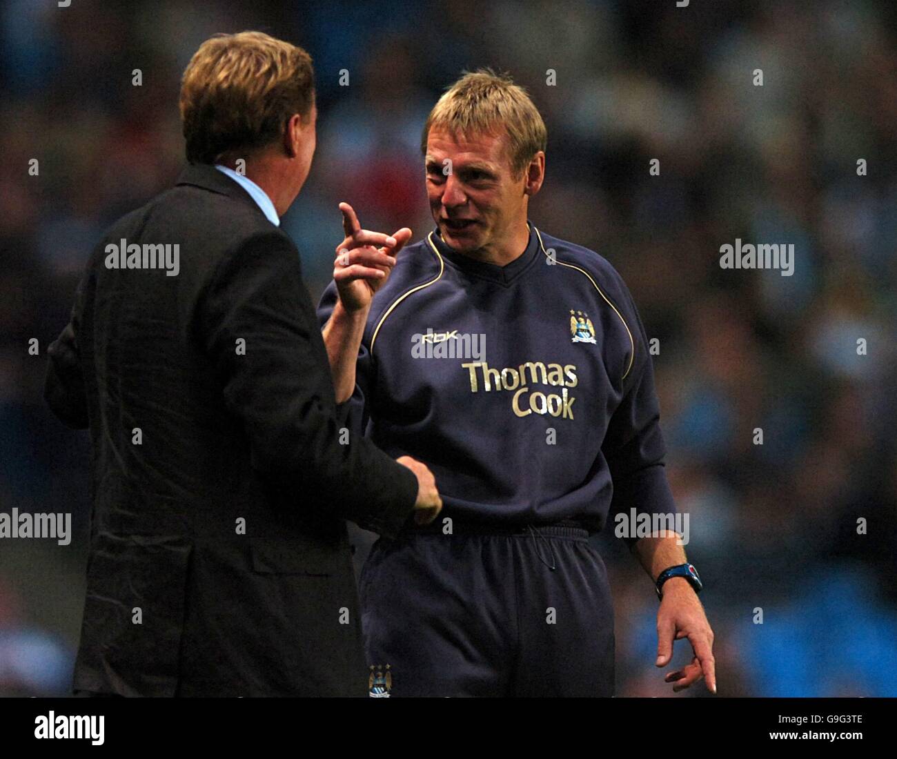 Soccer - FA Barclays Premiership - Manchester City v Portsmouth - Ville de Manchester Stadium Banque D'Images