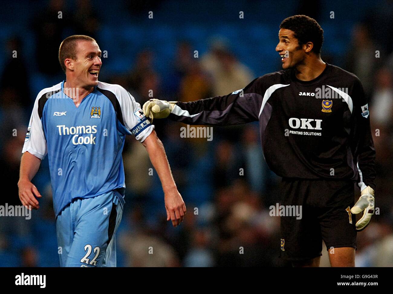 Soccer - FA Barclays Premiership - Manchester City v Portsmouth - Ville de Manchester Stadium Banque D'Images