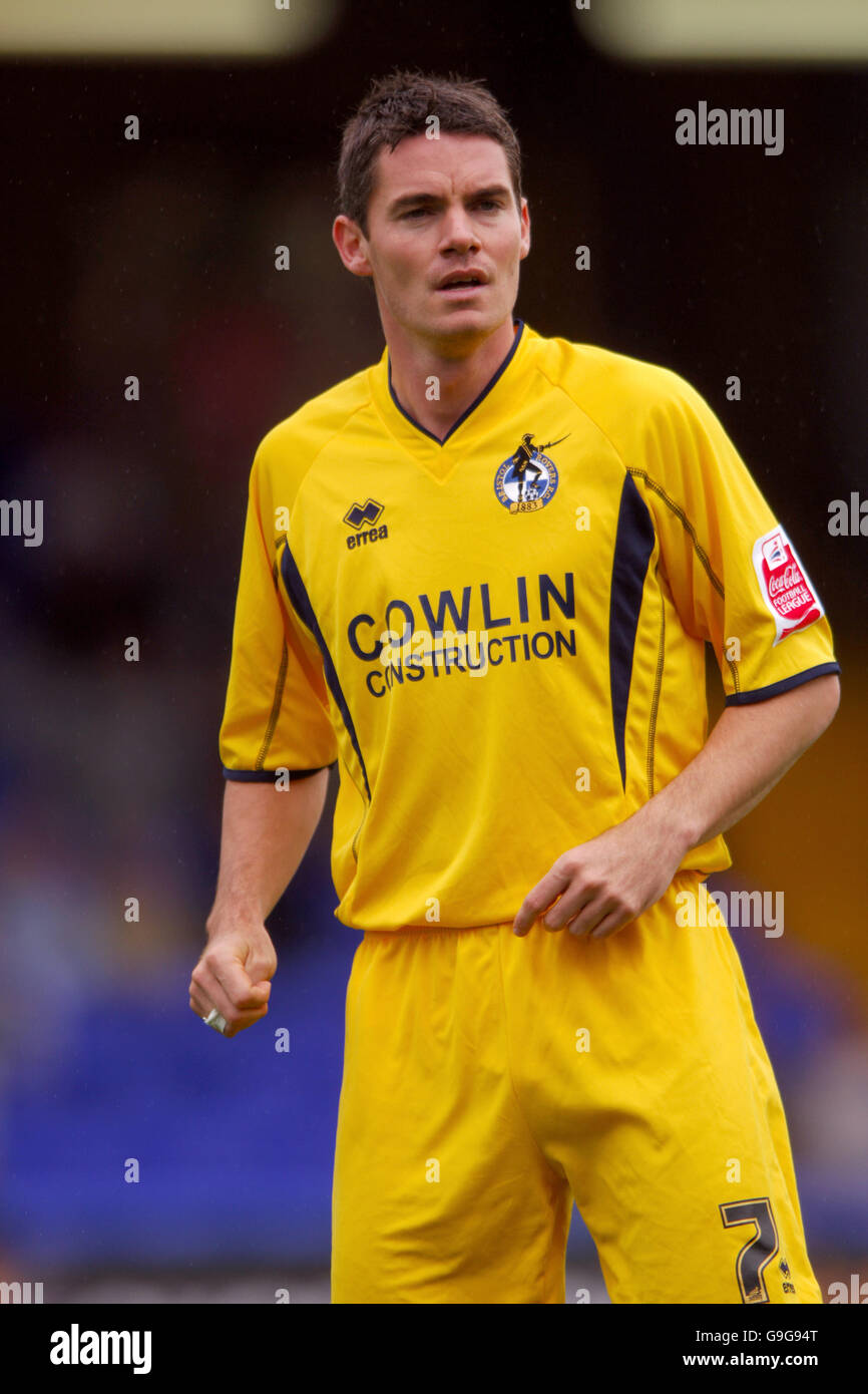 Football - Coca-Cola football League 2 - Stockport County / Bristol Rovers - Edgeley Park. Stuart Campbell, Bristol Rovers Banque D'Images