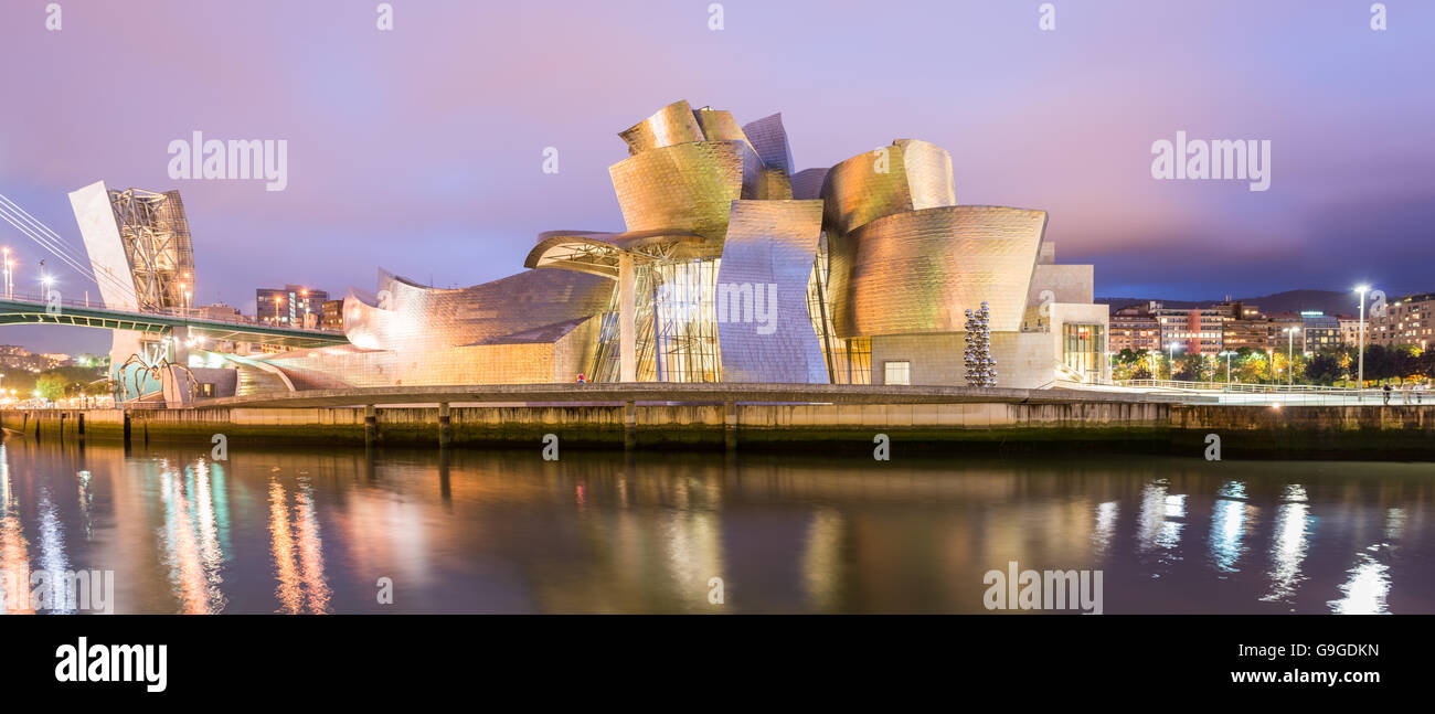 Bilbao, Musée Guggenheim Banque D'Images
