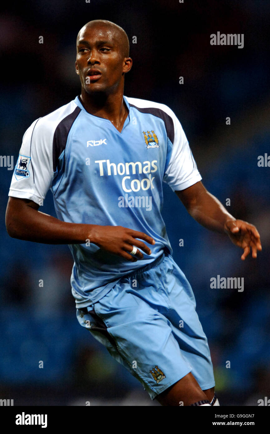 Soccer - FA Barclays Premiership - Manchester City v Portsmouth - Ville de Manchester Stadium Banque D'Images