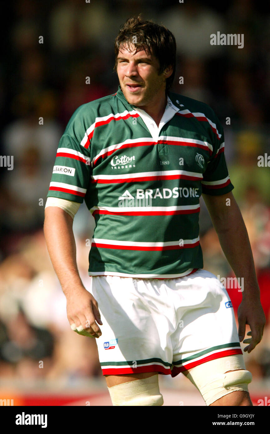 Rugby Union - Guinness Premiership - Leicester Tigers / sale Sharks - Welford Road.James Hamilton, Leicester Tigers Banque D'Images