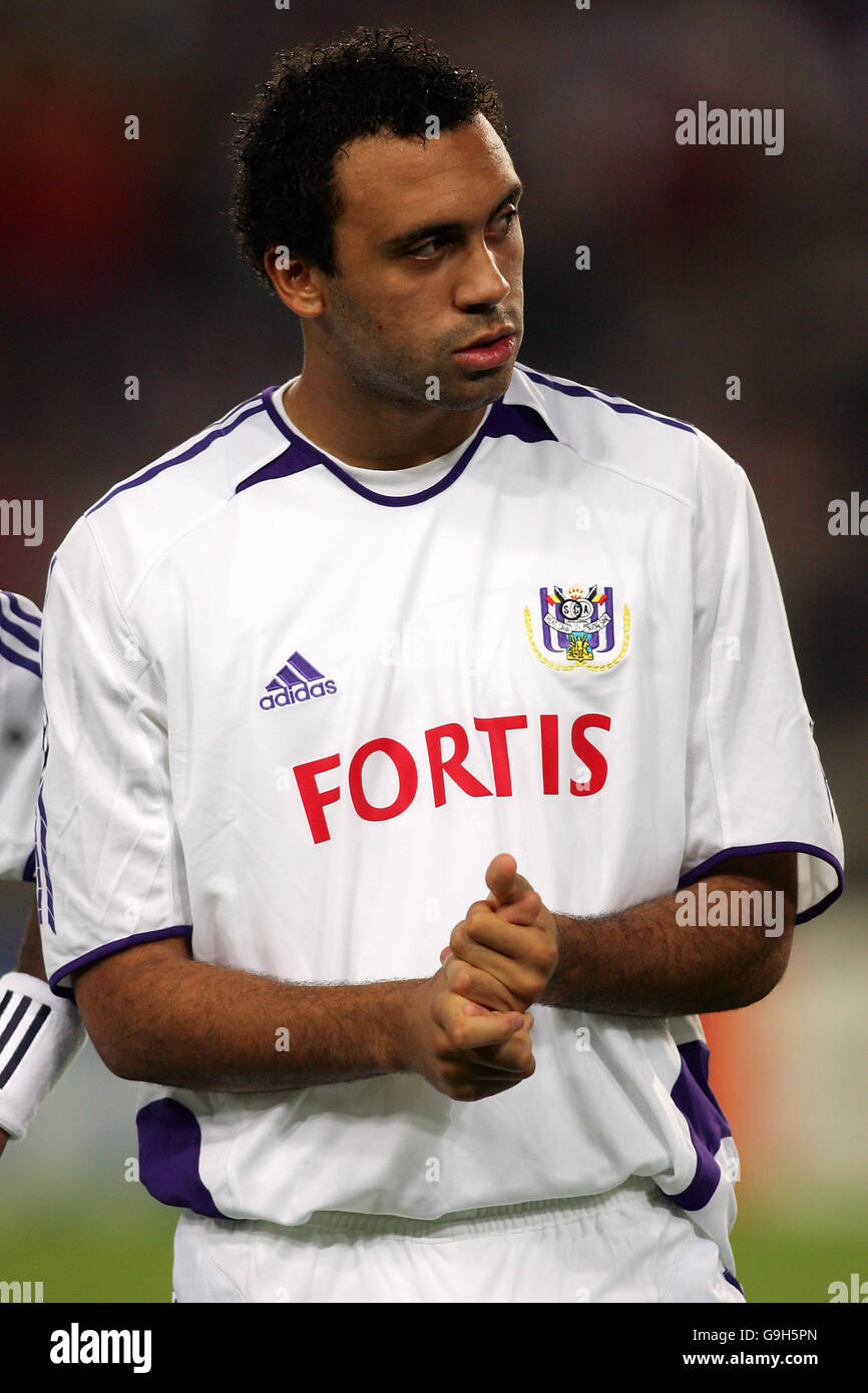 Football - Ligue des champions de l'UEFA - Groupe H - Anderlecht / Lille - constant Vanden stock Stadium. Anthony Vanden Borre, Anderlecht Banque D'Images