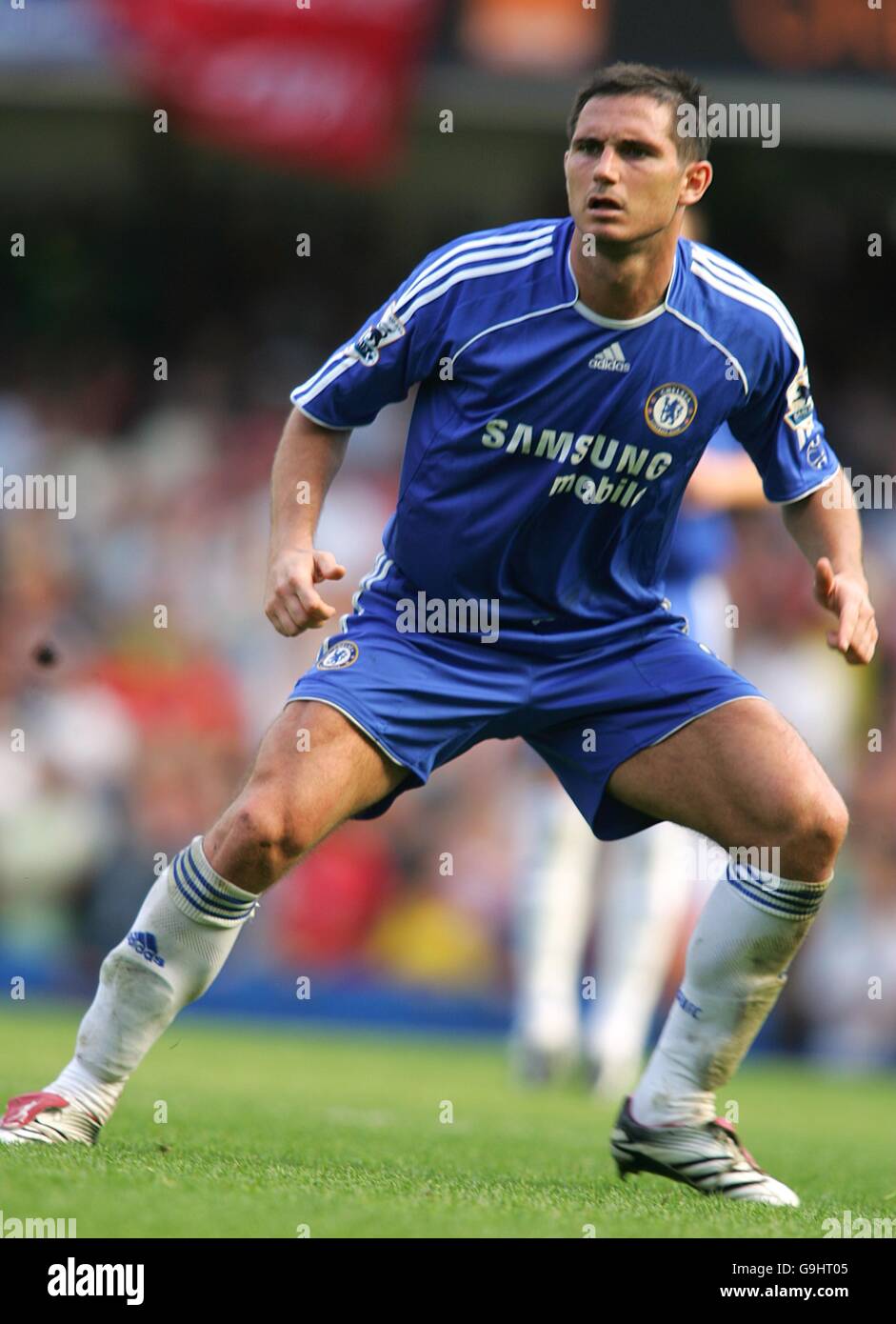 Soccer - FA Barclays Premiership - Chelsea / Liverpool - Stamford Bridge. Frank Lampard, Chelsea Banque D'Images