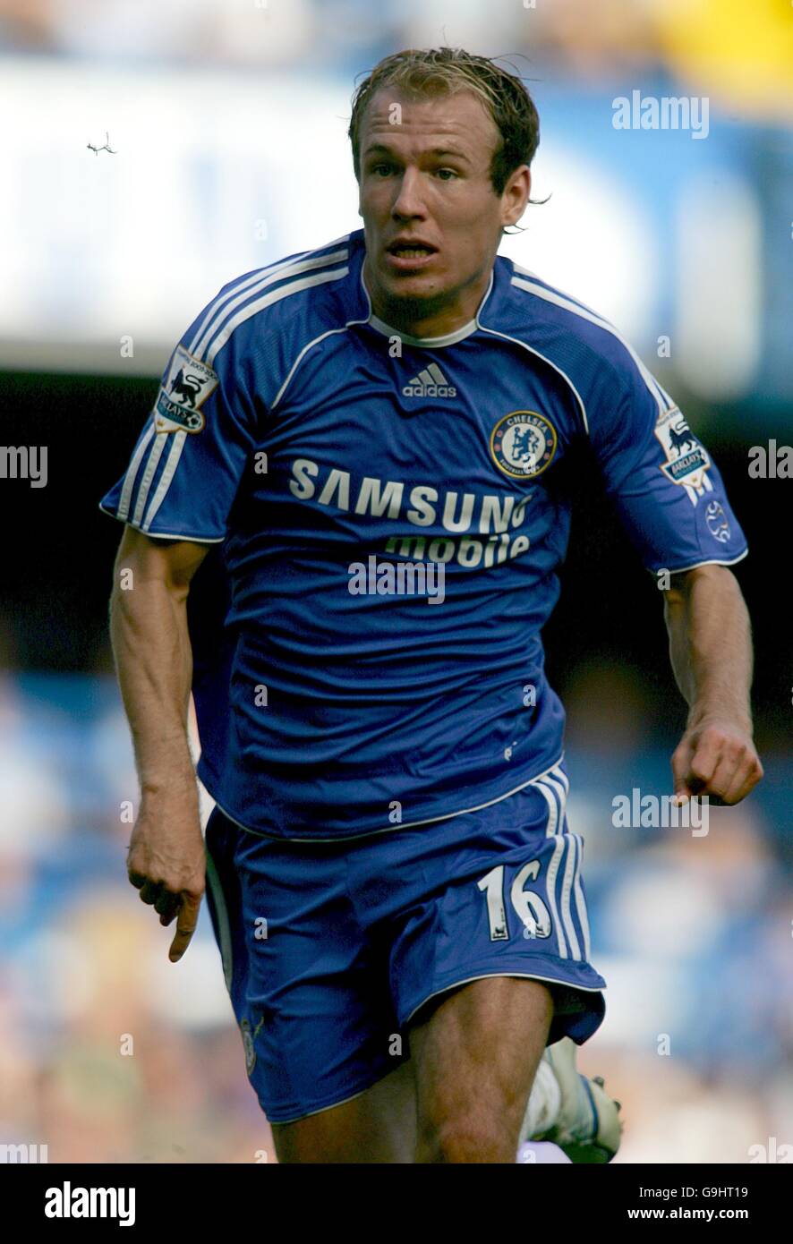 Soccer - FA Barclays Premiership - Chelsea / Liverpool - Stamford Bridge. Arjen Robben, Chelsea Banque D'Images