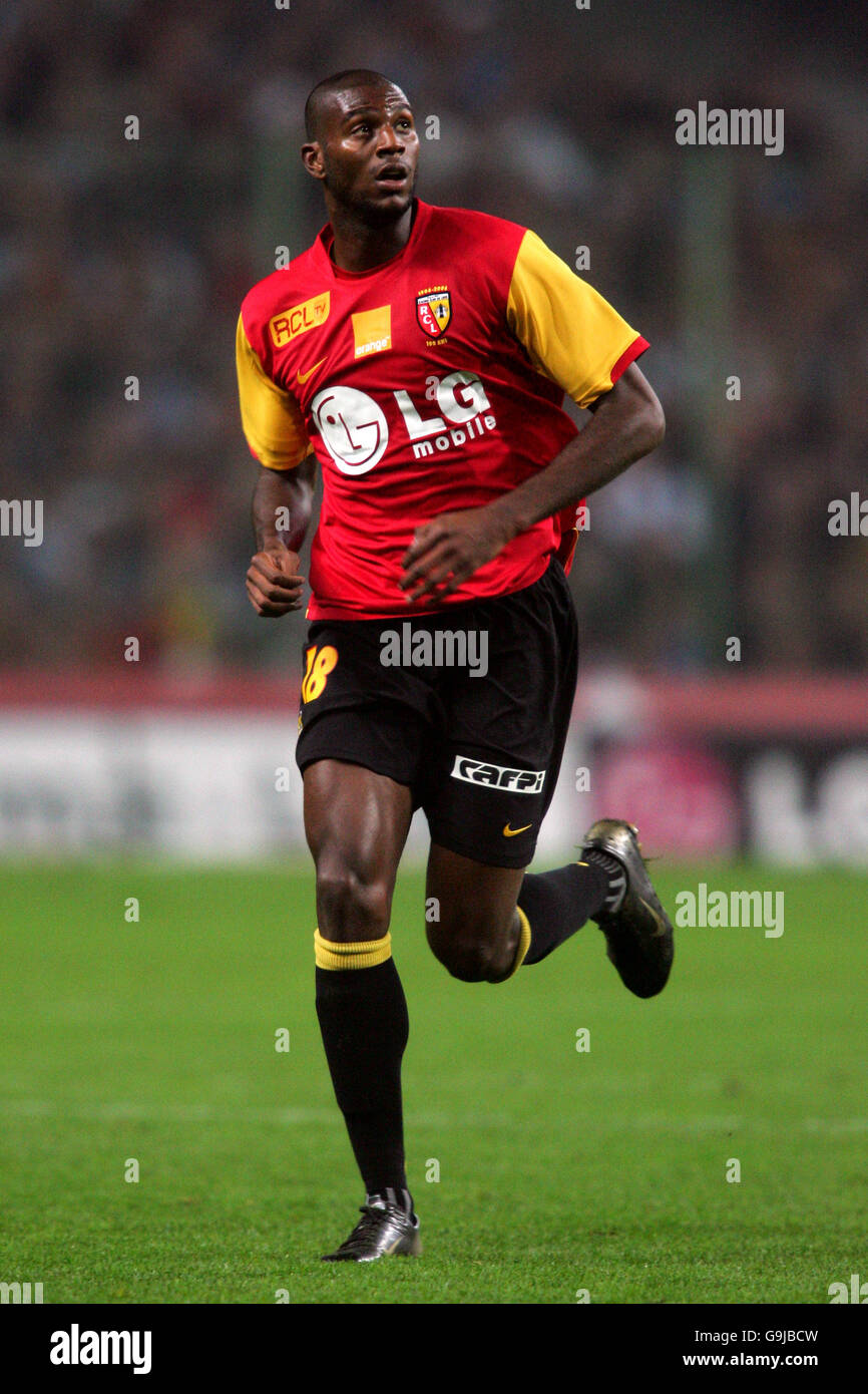 Soccer - Division de première française - Lens v Olympique de Marseille - Stade Félix Bollaert Banque D'Images