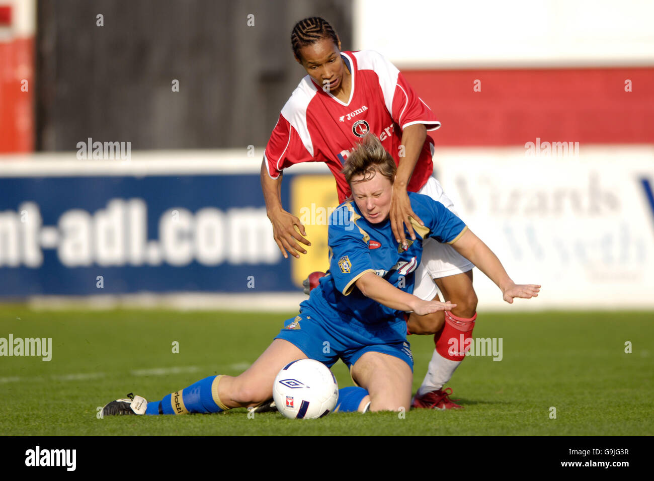 Soccer - Women's National FA Premier League - Charlton Athletic v Doncaster Rovers Belles - Stonebridge Road Banque D'Images