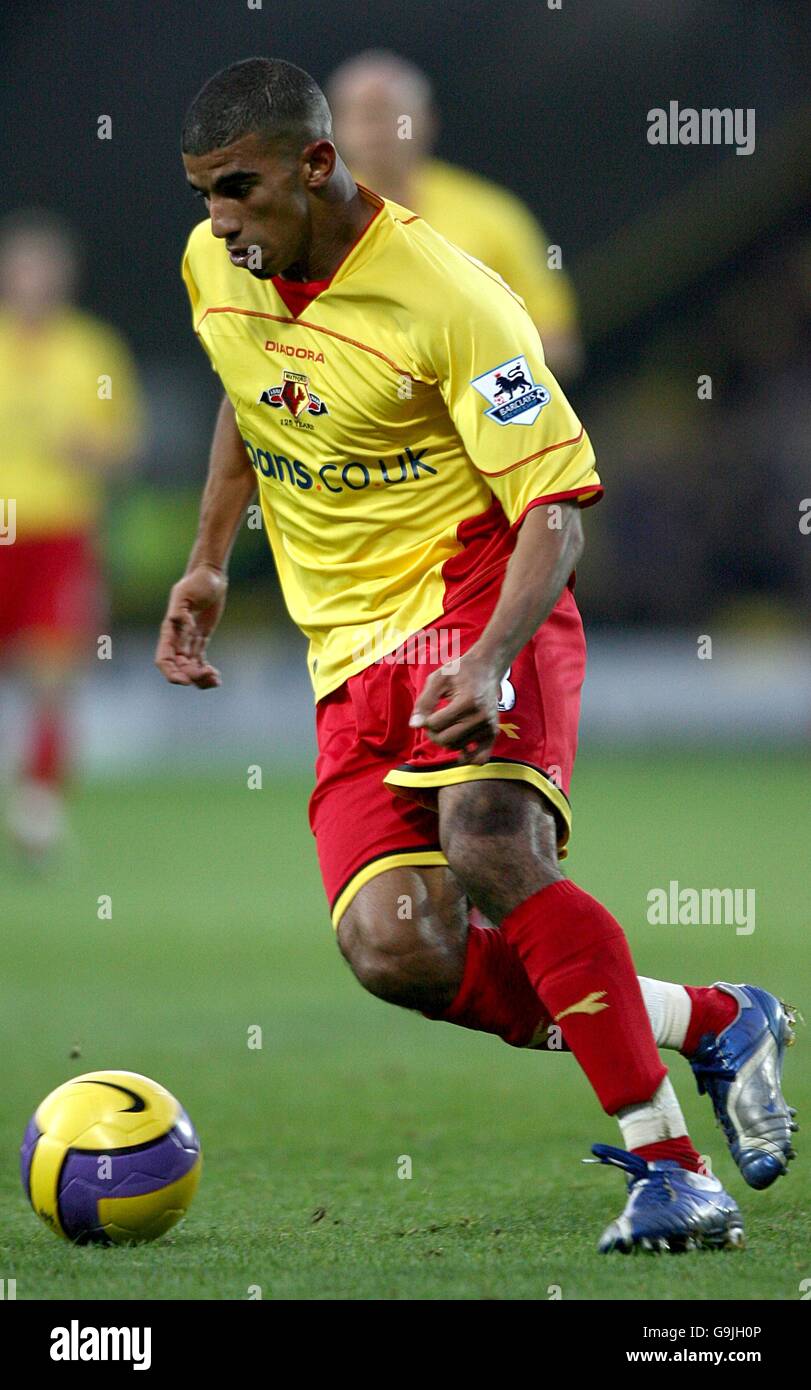 Soccer - FA Barclays Premiership - Watford c. Middlesbrough - Vicarage Road. Hameur Bouazza, Watford. Banque D'Images