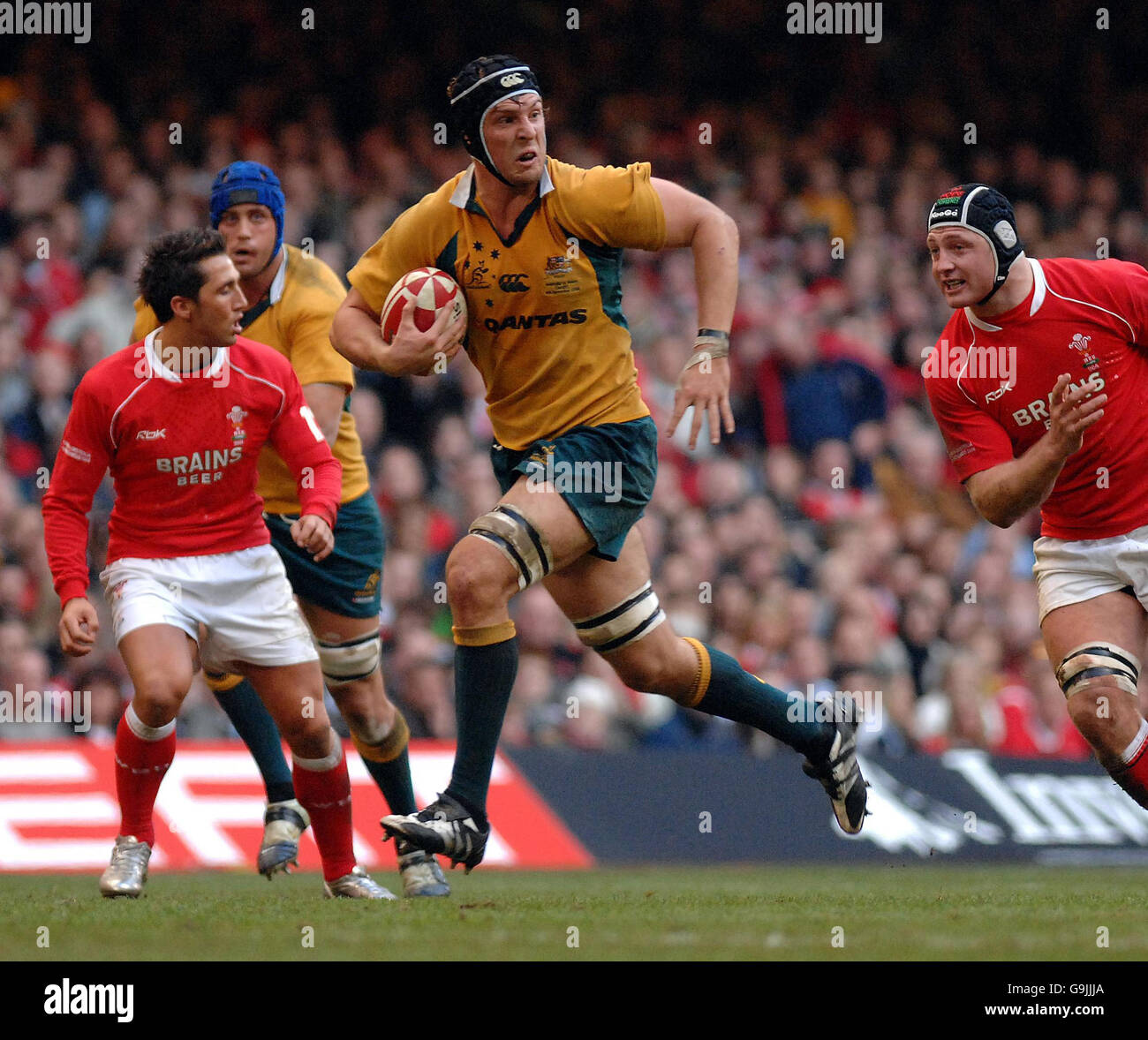 Rugby Union - match International - Pays de Galles v Australie - Millennium Stadium Banque D'Images