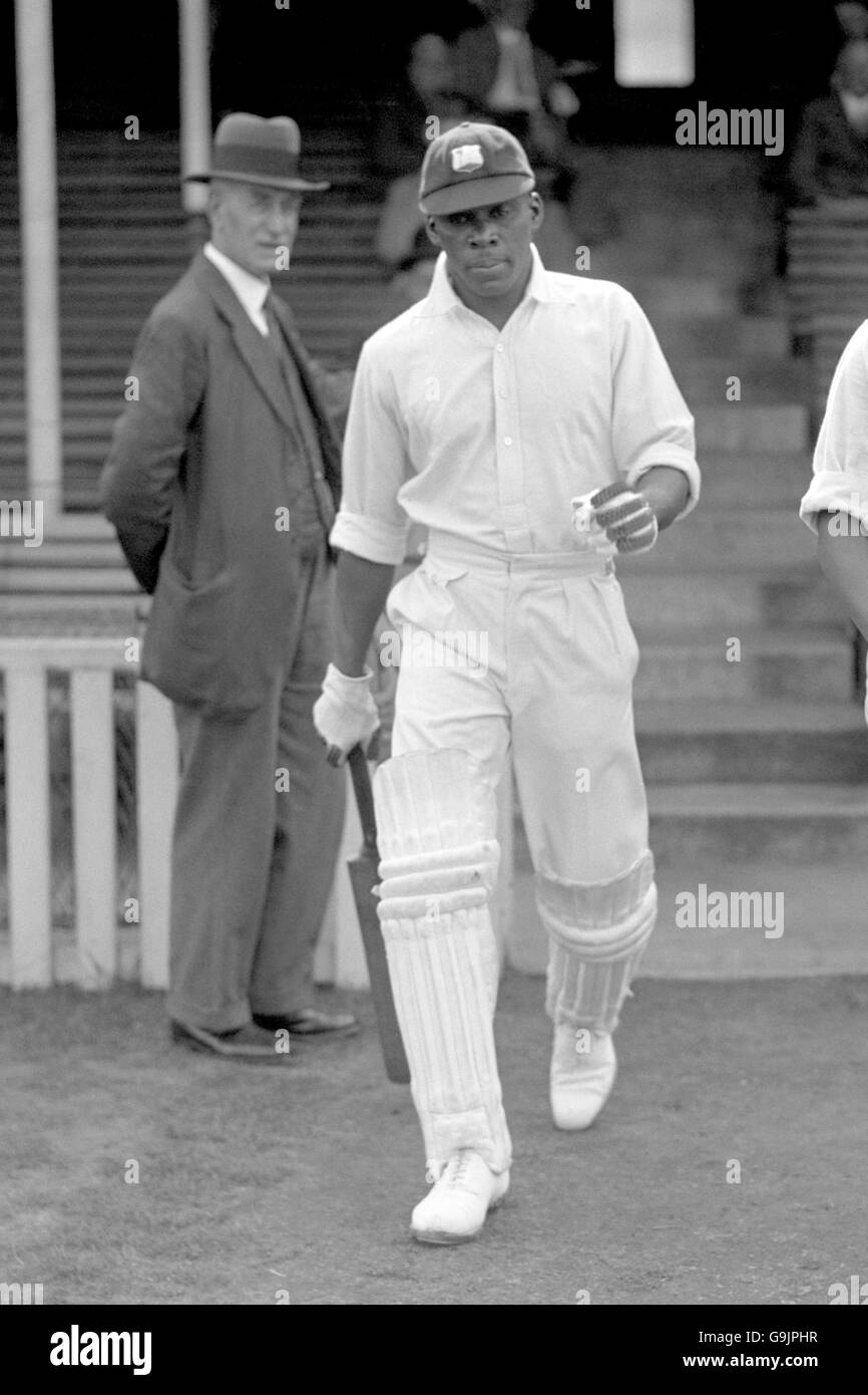 Emmanuel Martindale des Antilles lors du troisième Test Match à l'Oval, Kennington, Londres. Banque D'Images