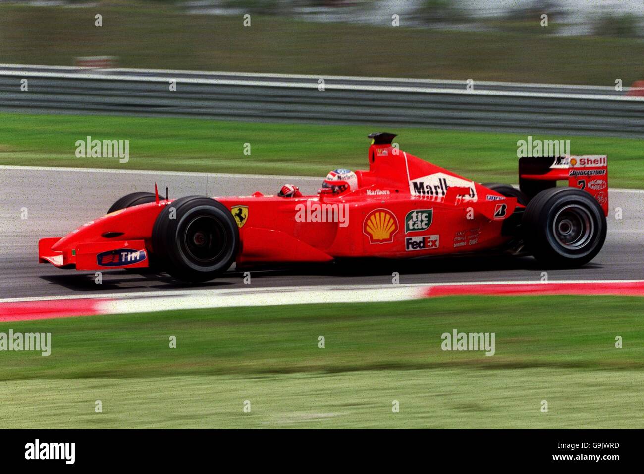 Formule un - Grand Prix de Malaisie. Rubens Barrichello, Ferrari Banque D'Images