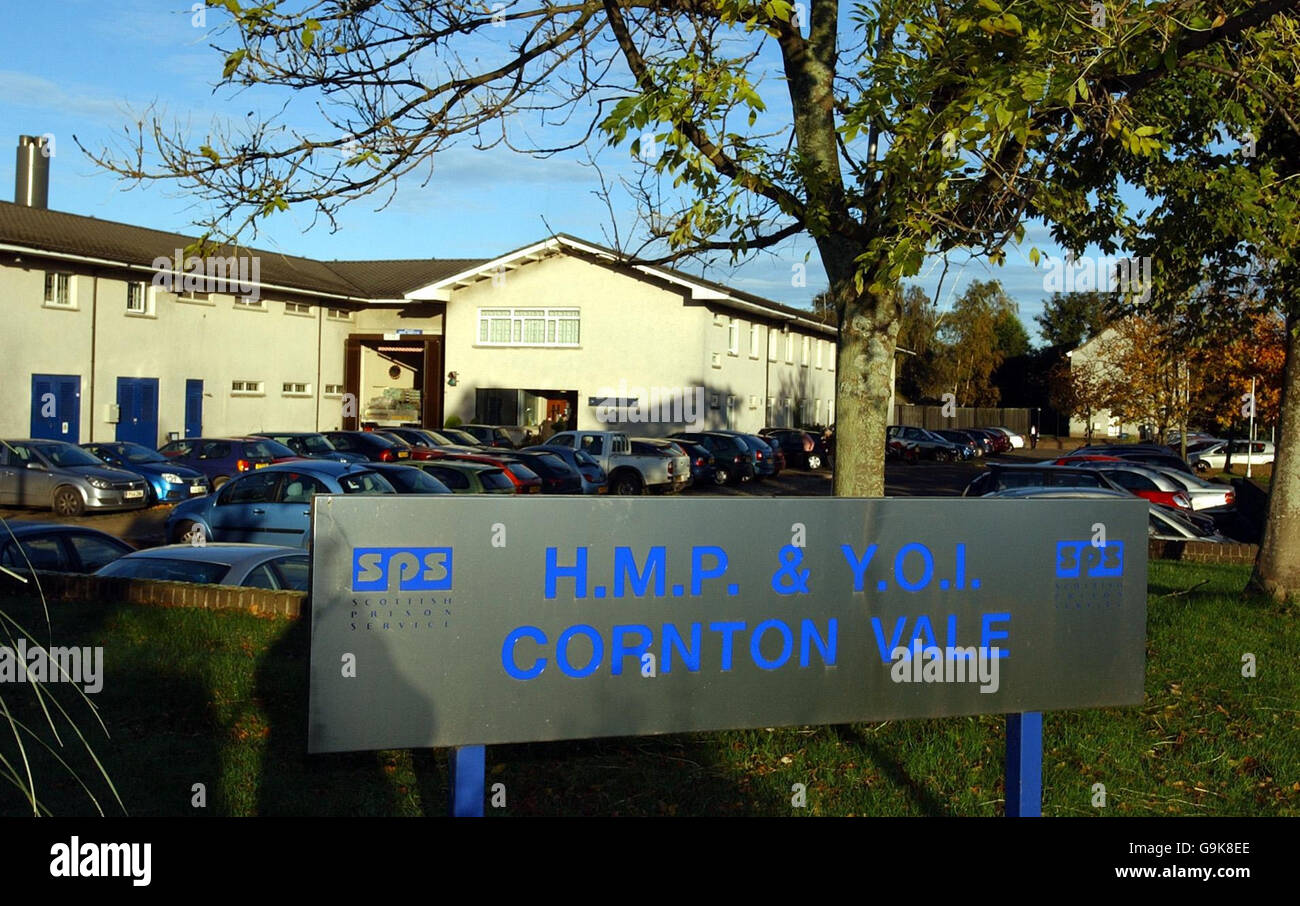HMP/YOI Cornton Vale.Prison pour femmes de Cornton Vale à Stirling.MSP Rosie Kane a été condamnée à 14 jours, après avoir refusé de payer une amende qui lui a été infligée à la suite d'une manifestation antinucléaire, et a été libéré aujourd'hui. Banque D'Images