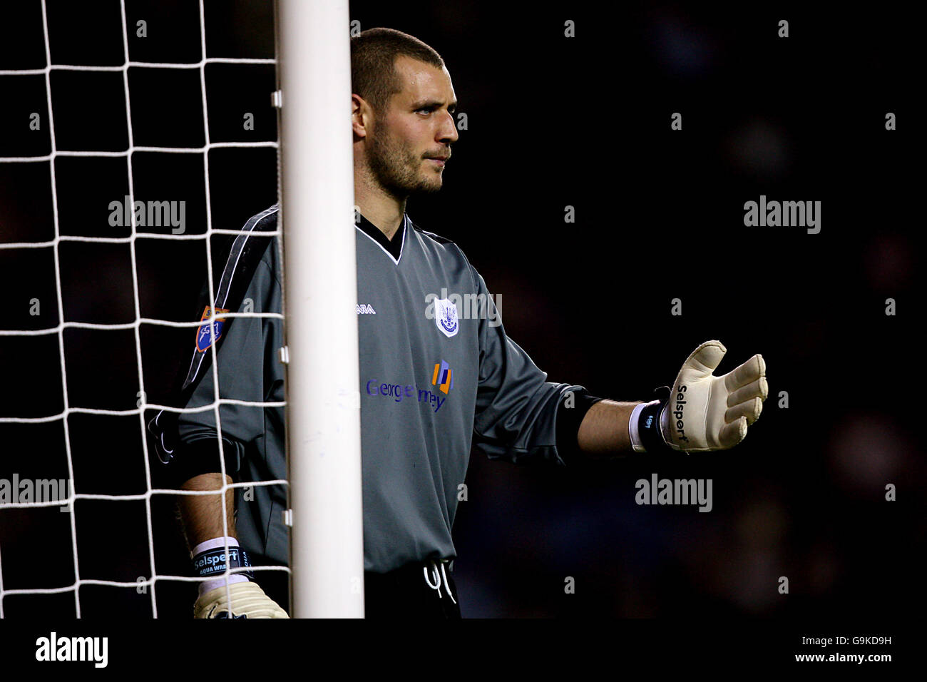 Soccer - CIS Cup - quart de finale - Rangers contre St Johnstone - Ibrox.Bryn Halliwell, St Johnstone Banque D'Images