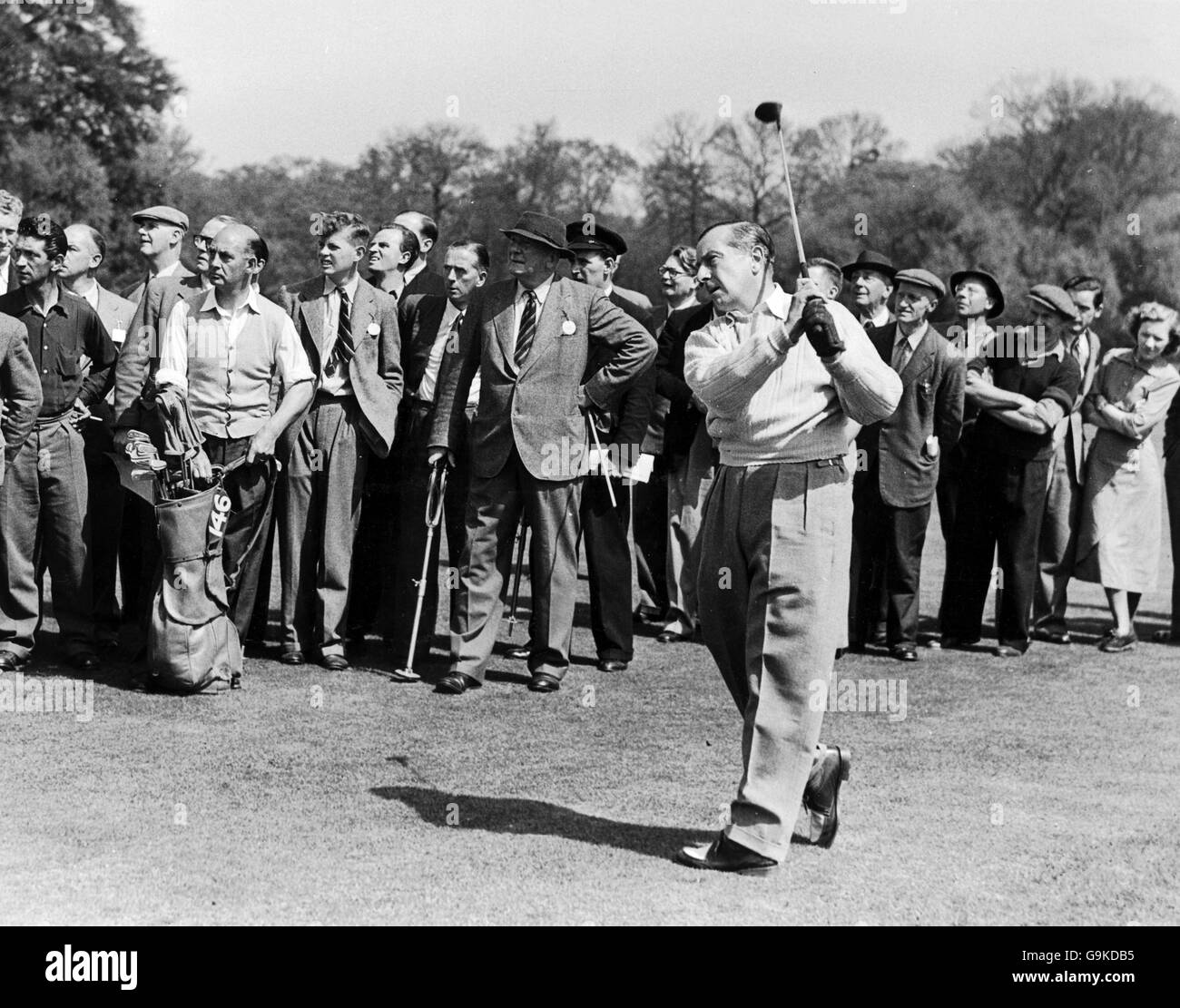 Golf. Henry Cotton débarque Banque D'Images