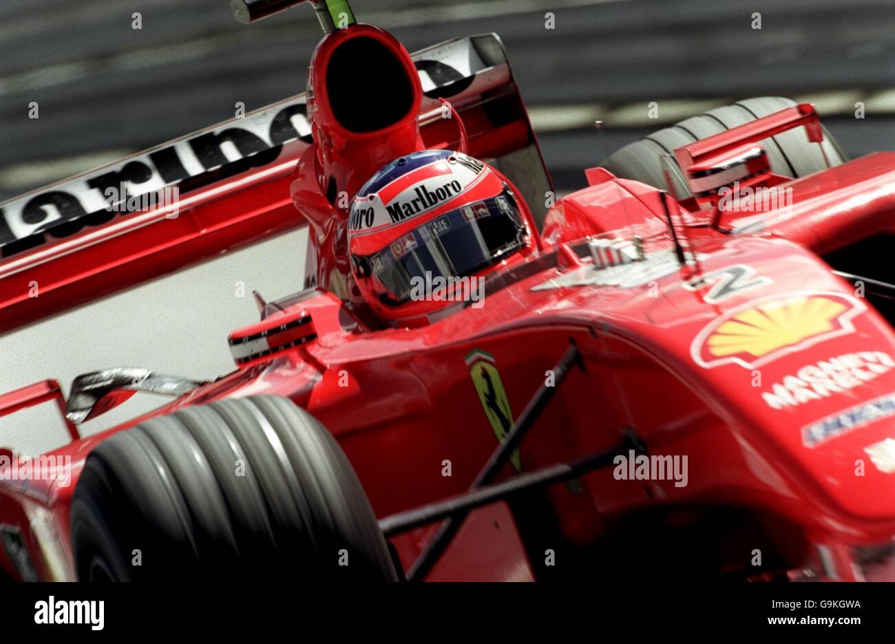 Course automobile Formula One - Grand Prix d'Autriche - qualification. Rubens Barrichello Banque D'Images